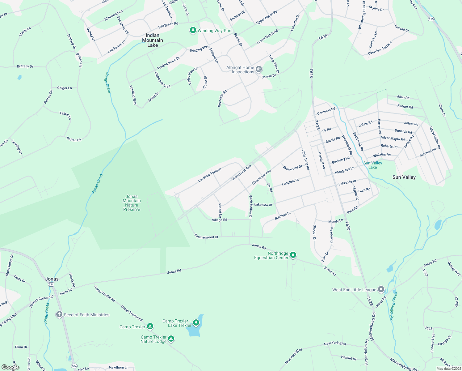 map of restaurants, bars, coffee shops, grocery stores, and more near 600 Watercrest Avenue in Effort