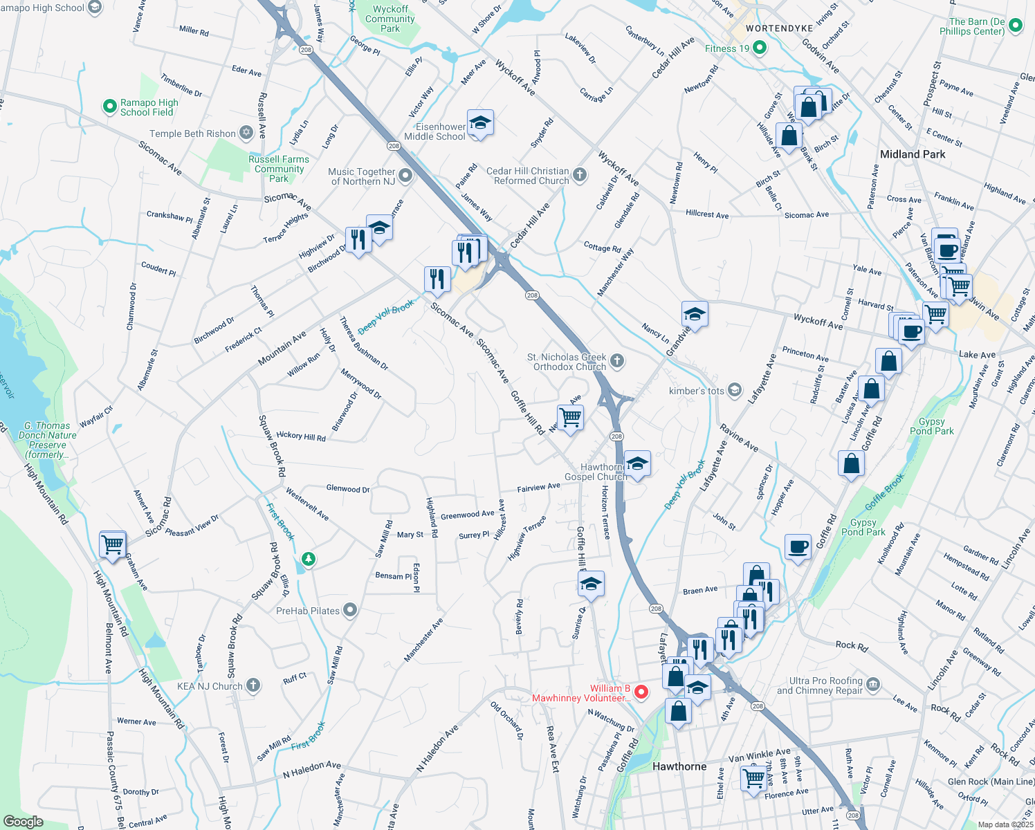 538 Goffle Hill Road, Hawthorne NJ Walk Score
