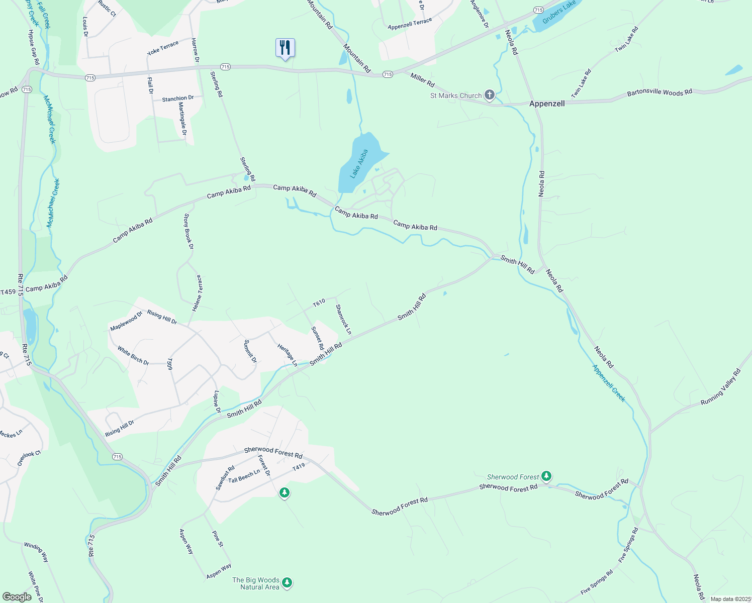map of restaurants, bars, coffee shops, grocery stores, and more near 118 Hollow Drive in Stroudsburg