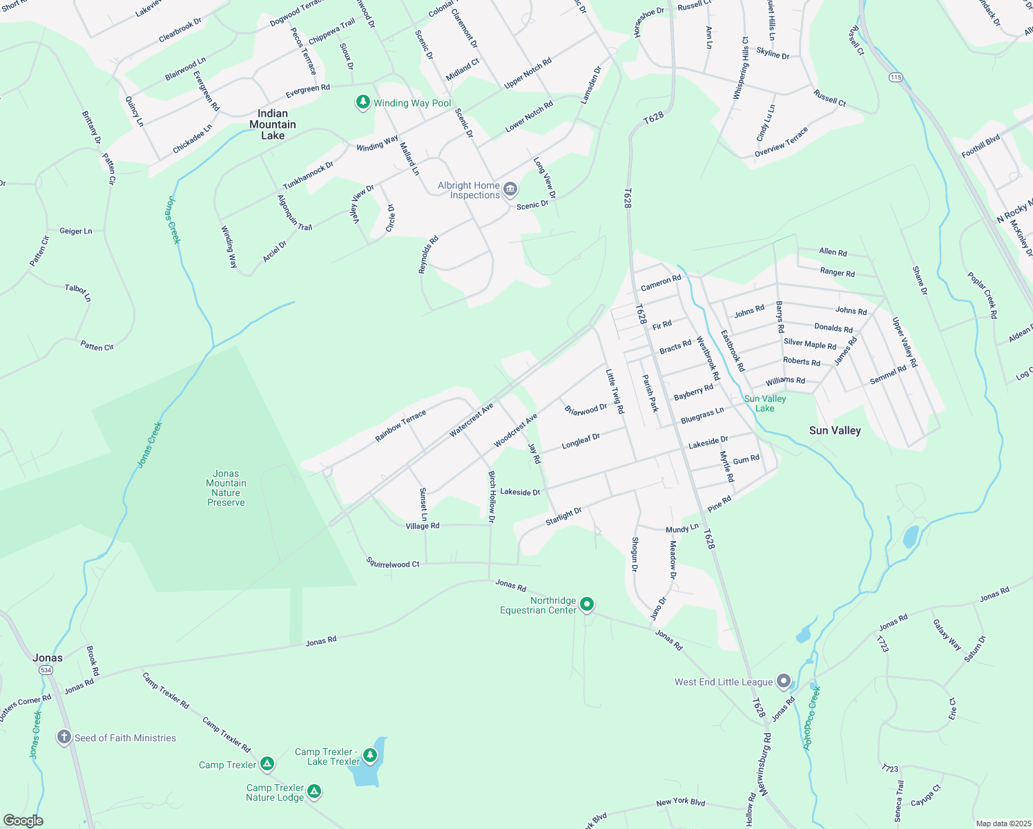 map of restaurants, bars, coffee shops, grocery stores, and more near 3189 Woodcrest Avenue in Effort