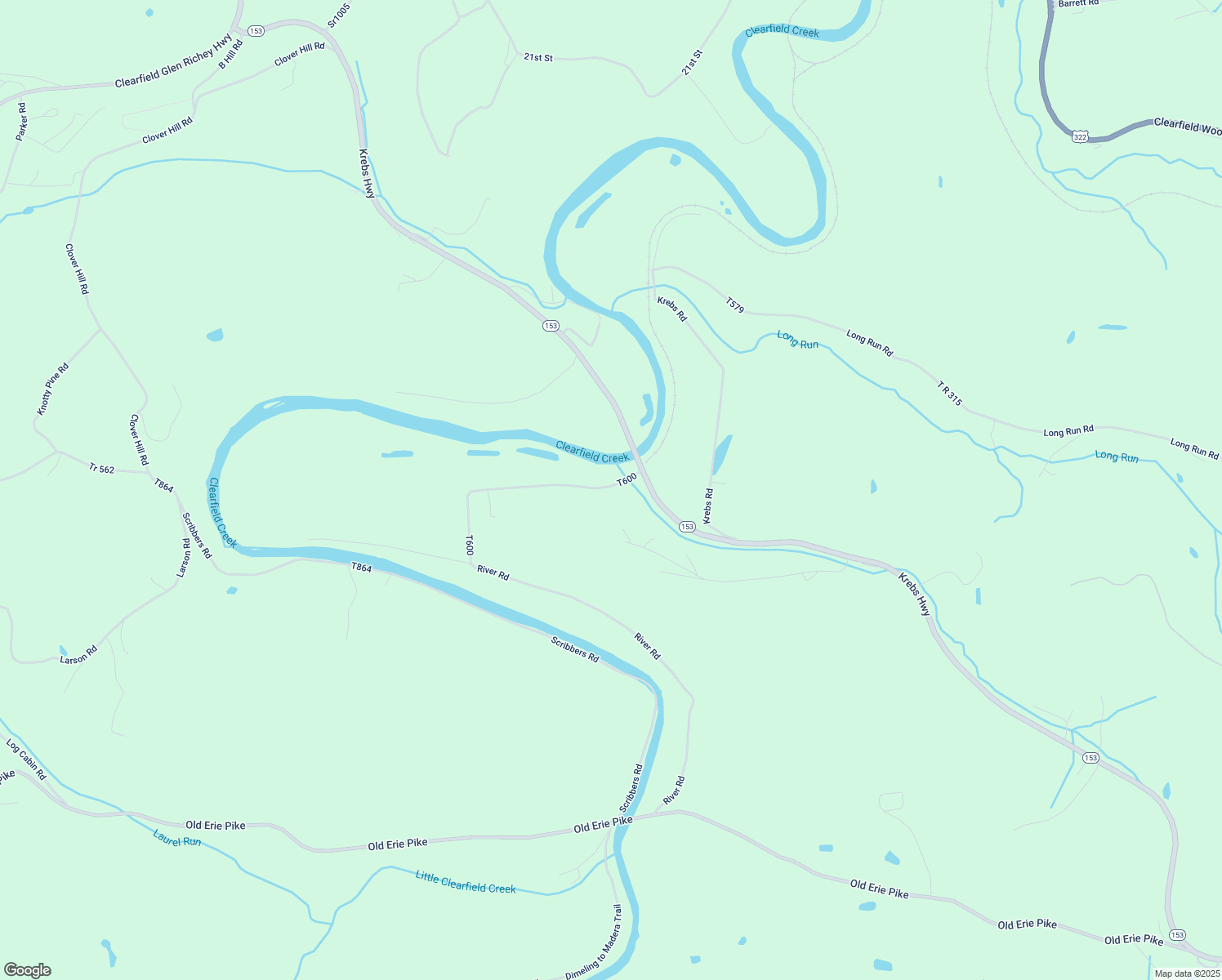 map of restaurants, bars, coffee shops, grocery stores, and more near 1678 Creek Rd in Clearfield