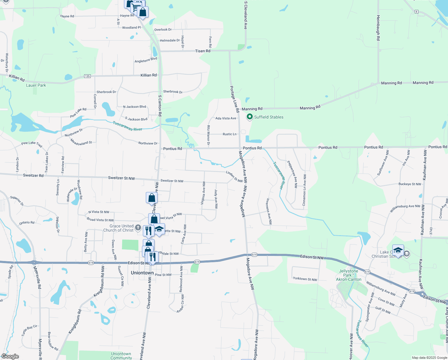 2991 Sweitzer Street Northwest, Uniontown OH Walk Score
