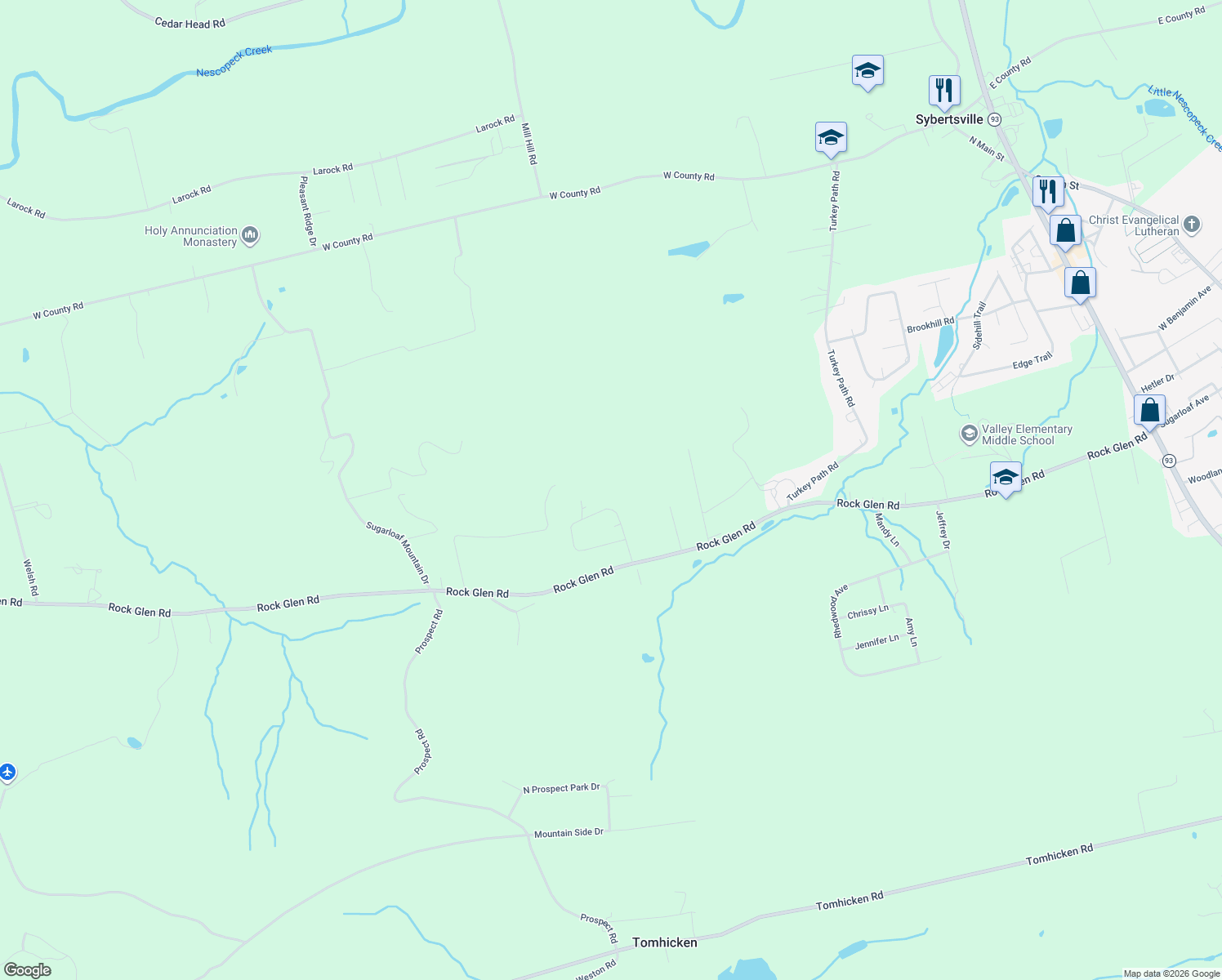 map of restaurants, bars, coffee shops, grocery stores, and more near 133 T-436 in Sugarloaf