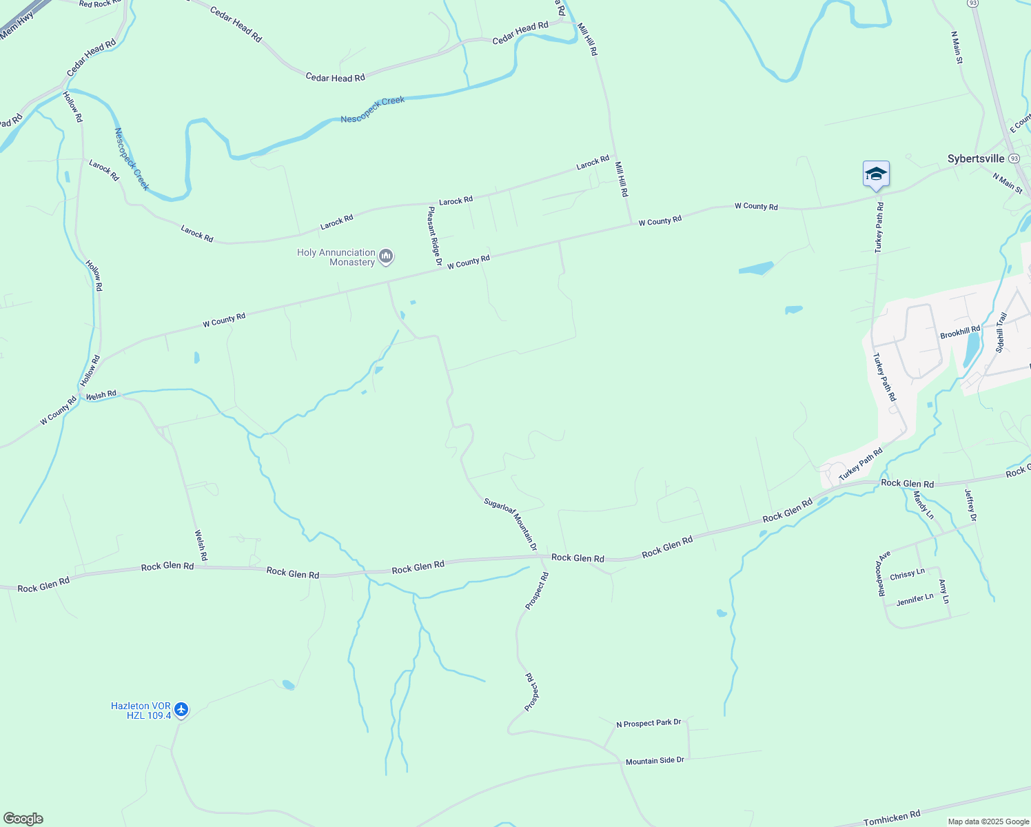 map of restaurants, bars, coffee shops, grocery stores, and more near 153 Sugarloaf Mountain Road in Sugarloaf