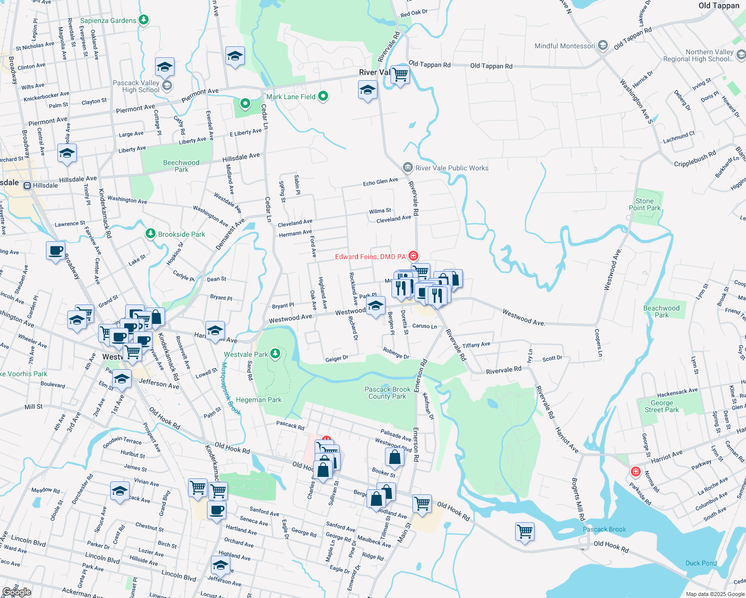 605 Park Place, River Vale NJ Walk Score