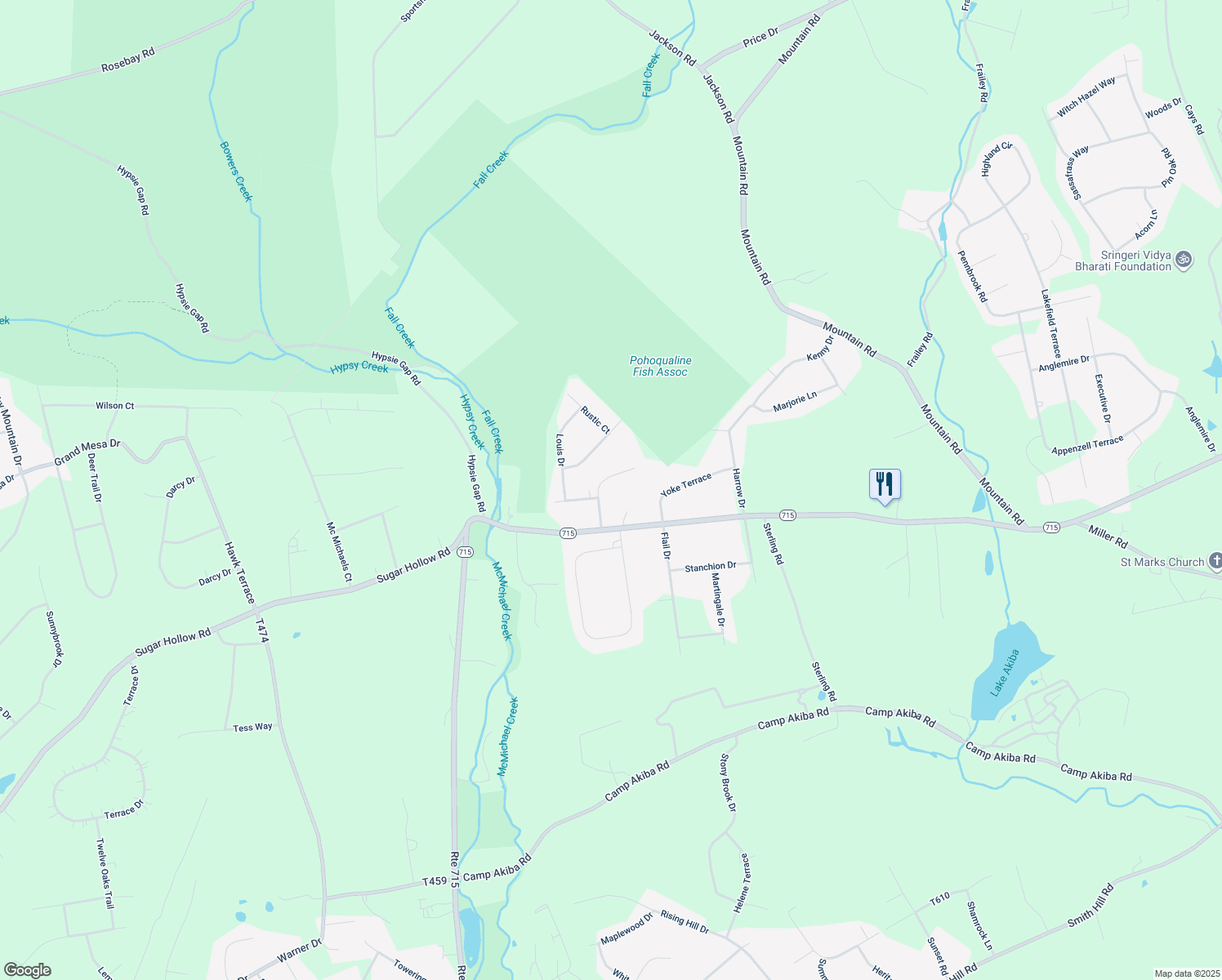 map of restaurants, bars, coffee shops, grocery stores, and more near 1008 Jackson View Road in Stroudsburg