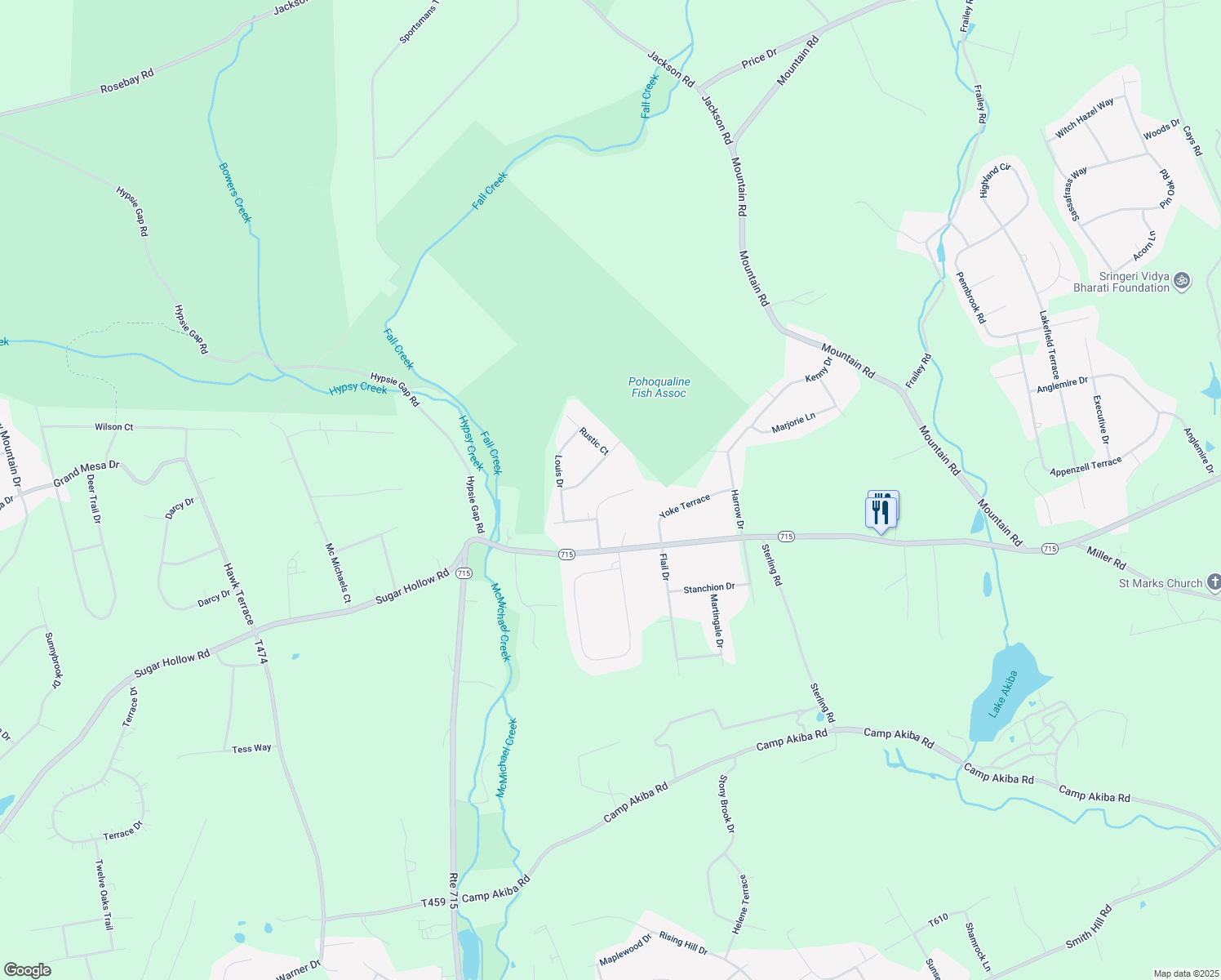 map of restaurants, bars, coffee shops, grocery stores, and more near 1019 Jackson View Road in Stroudsburg