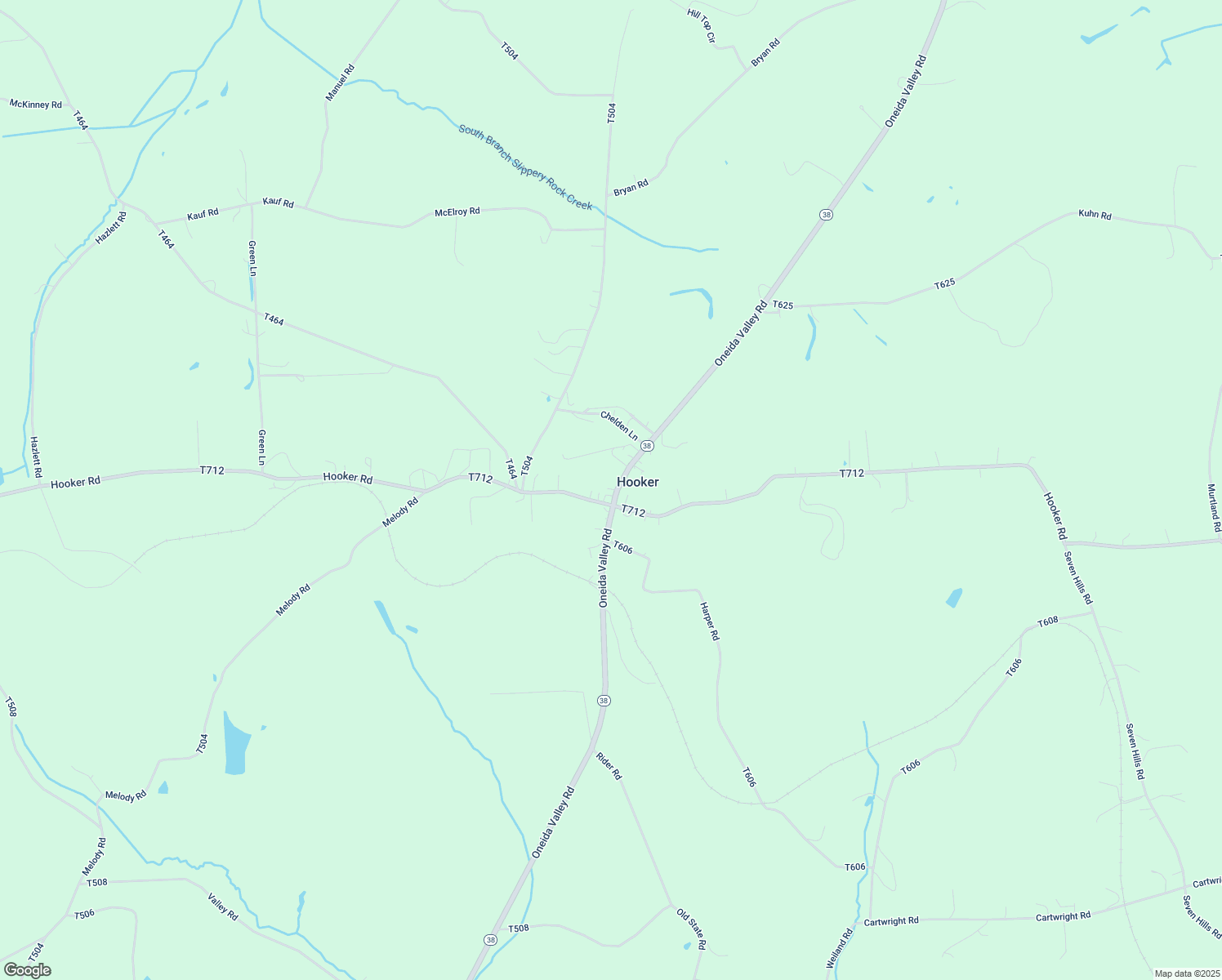 map of restaurants, bars, coffee shops, grocery stores, and more near 1707 Oneida Valley Road in Karns City
