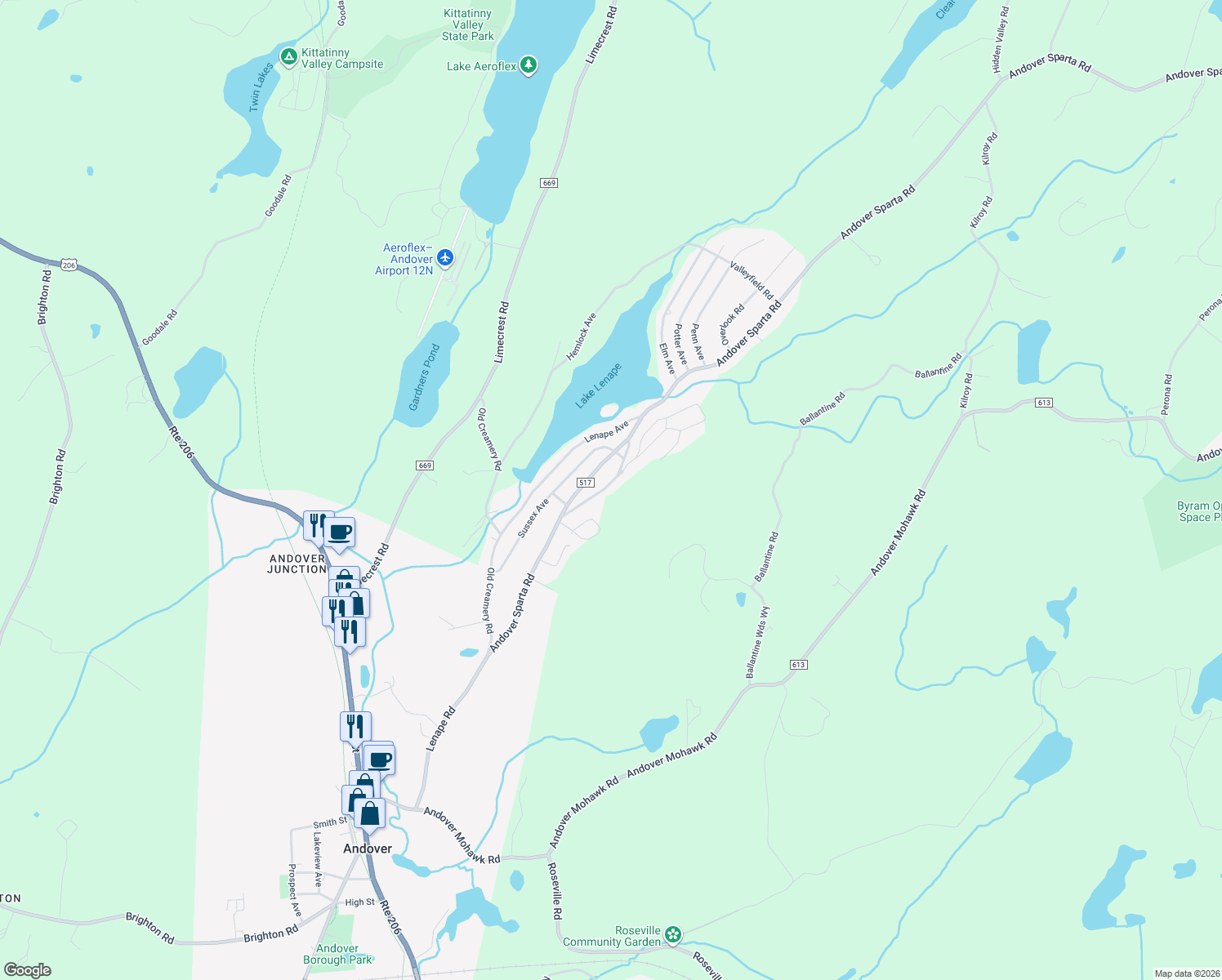 map of restaurants, bars, coffee shops, grocery stores, and more near 16 Hillcrest Avenue in Newton