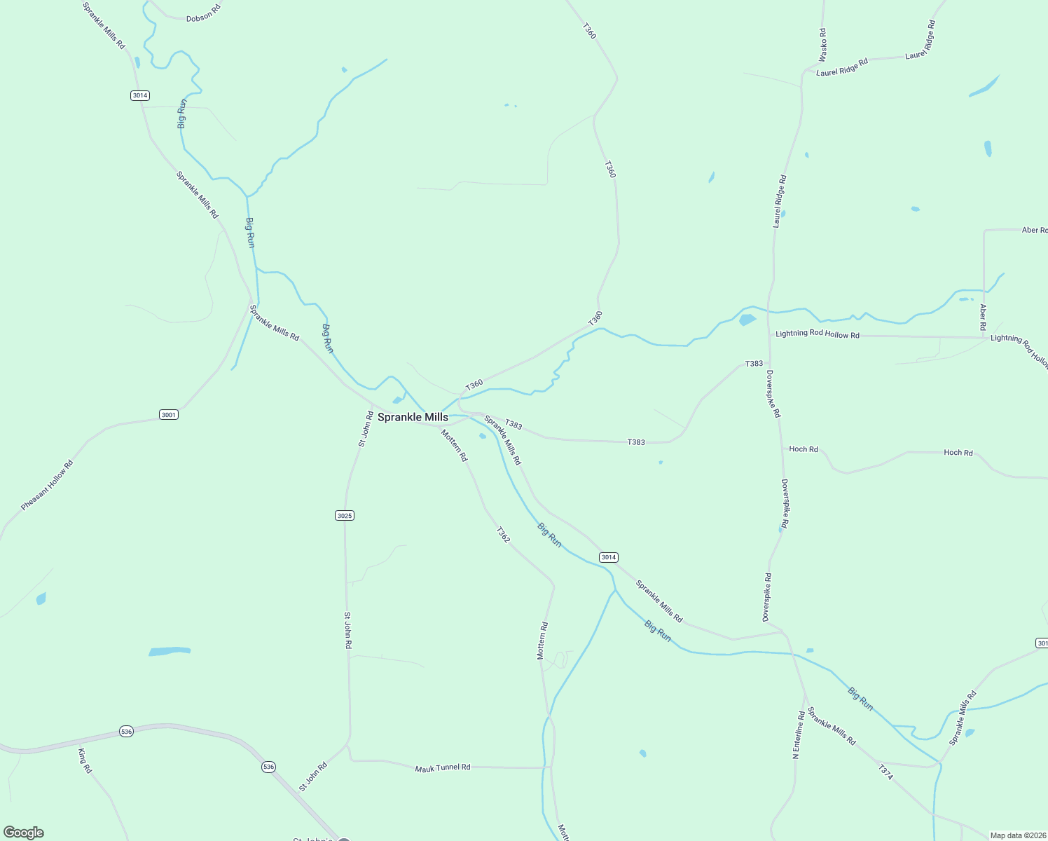 map of restaurants, bars, coffee shops, grocery stores, and more near 169 Barton Chapel Road in Sprankle Mills