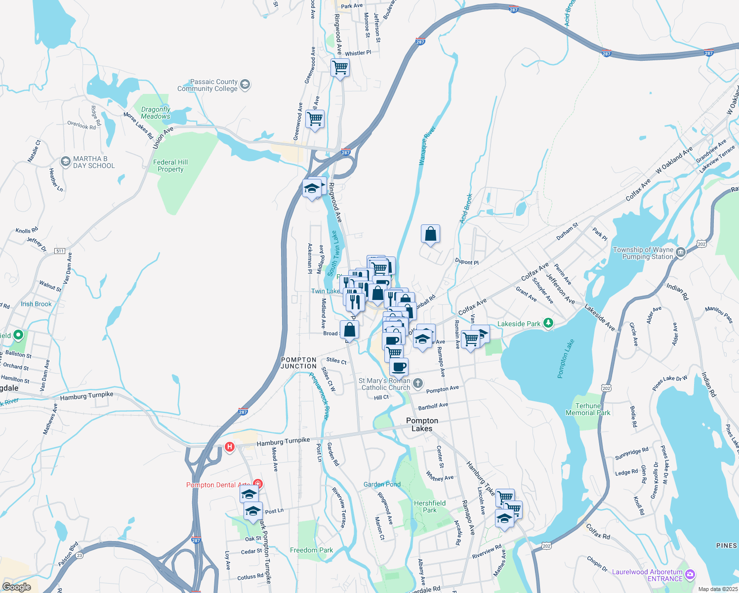 Pompton Lakes Towne Square, Pompton Lakes NJ Walk Score