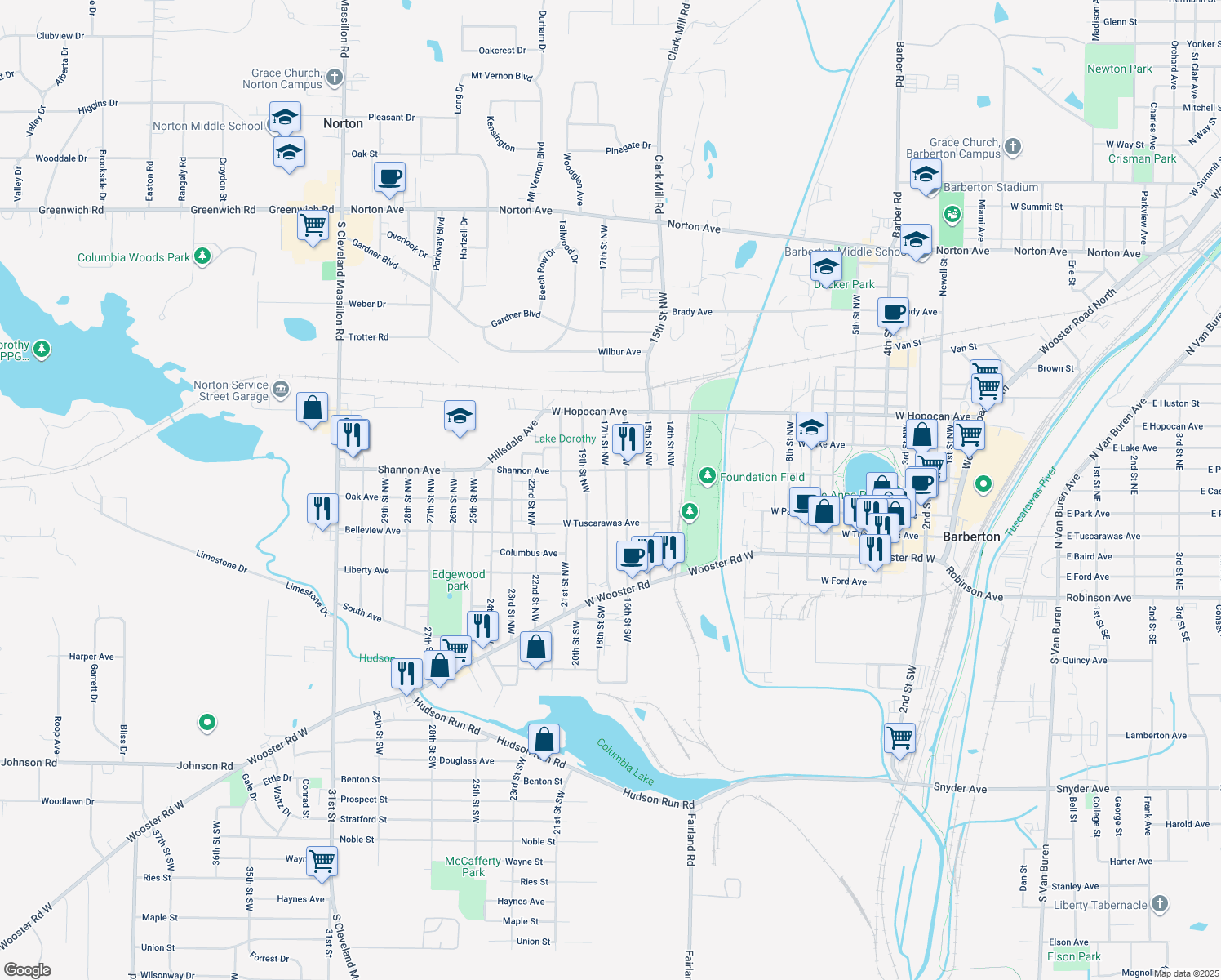 149 17th Street Northwest, Barberton OH Walk Score