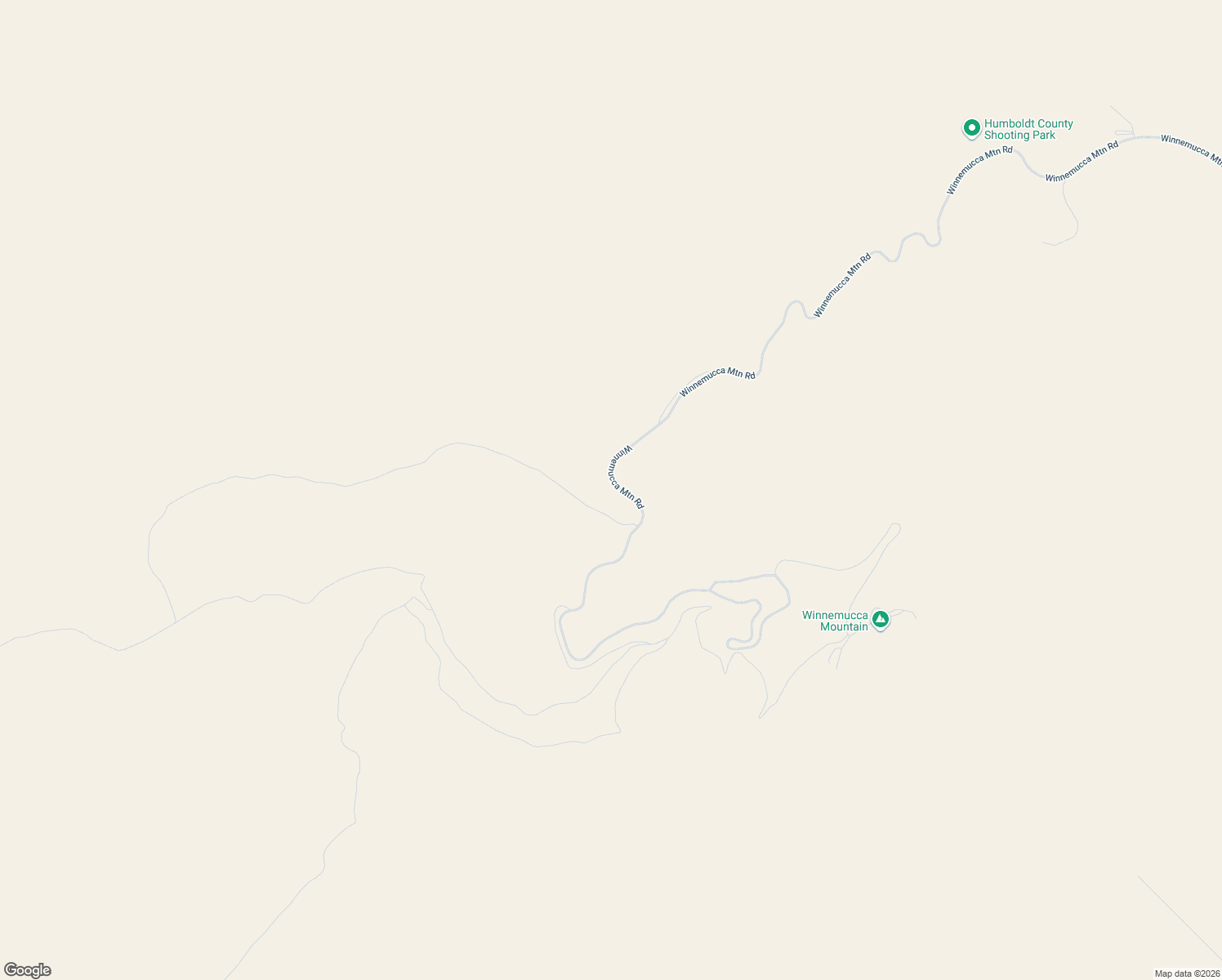 map of restaurants, bars, coffee shops, grocery stores, and more near Winnemucca Mountain Road in Winnemucca