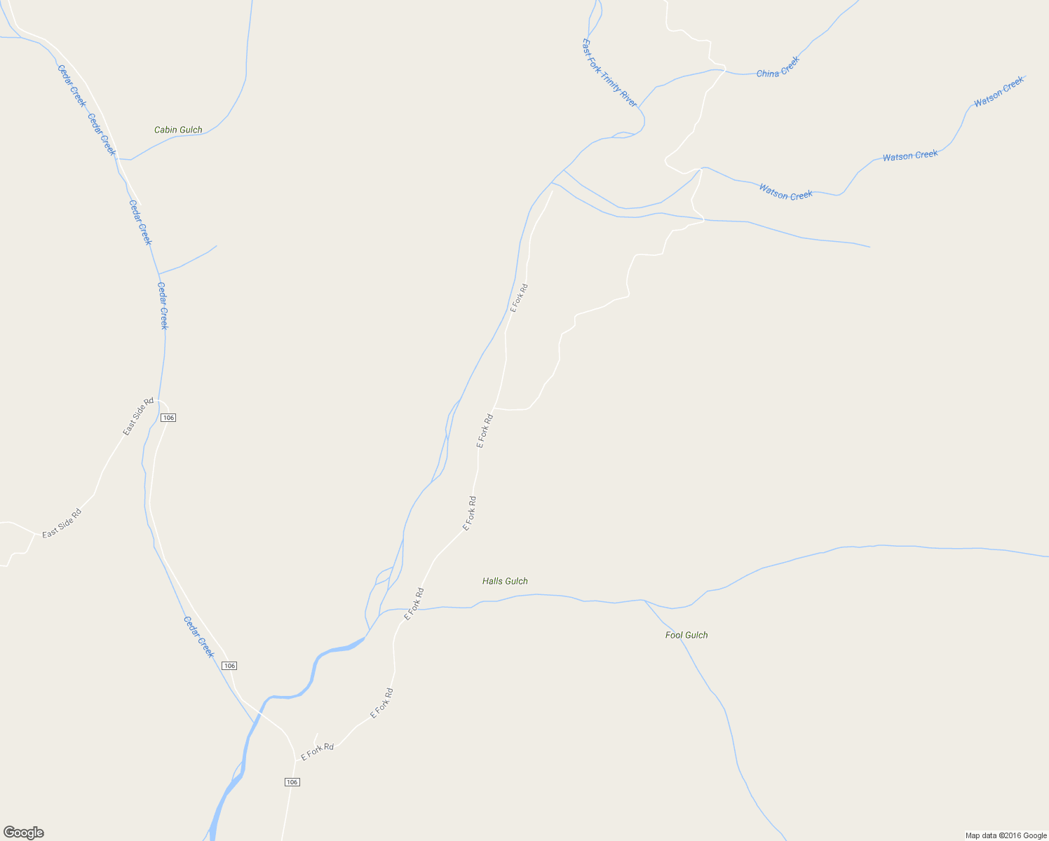map of restaurants, bars, coffee shops, grocery stores, and more near 1308 East Fork Road in Trinity Center