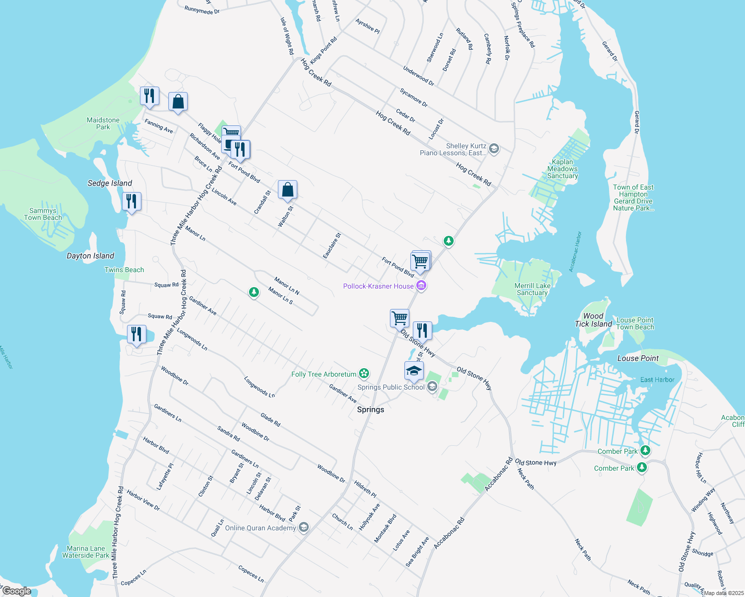 803 Springs Fireplace Road, East Hampton NY Walk Score