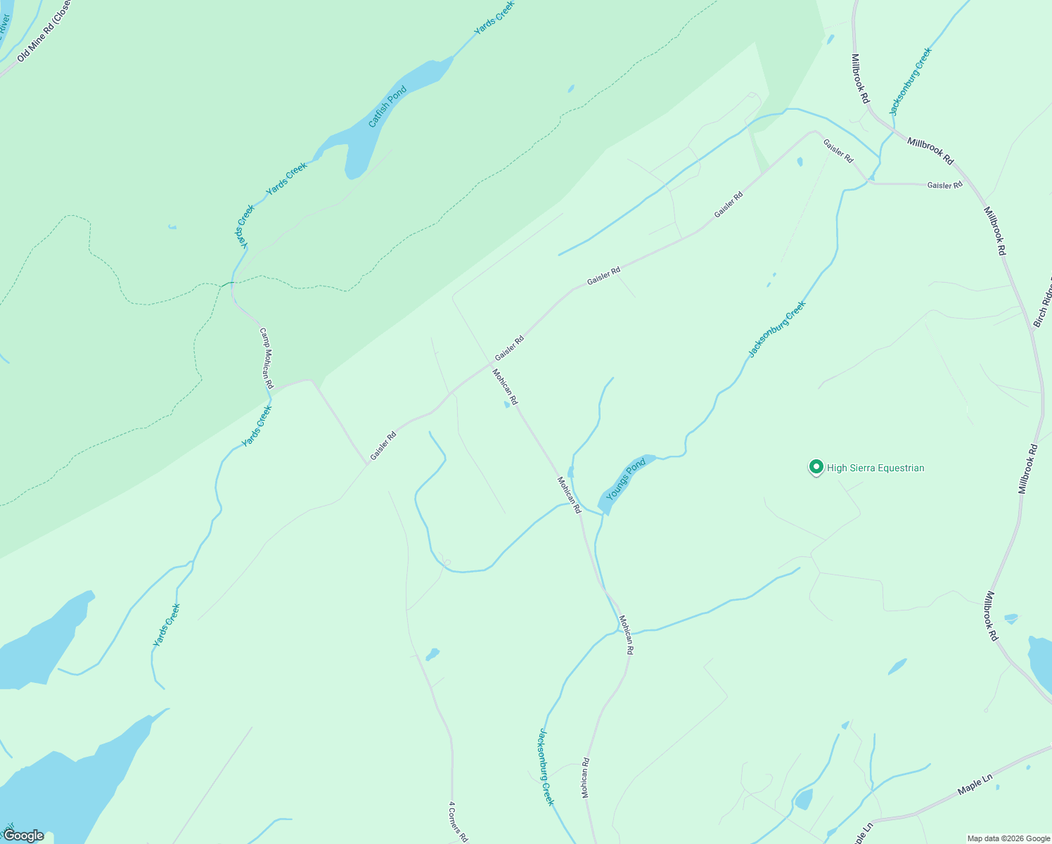map of restaurants, bars, coffee shops, grocery stores, and more near 149 Mohican Road in Blairstown