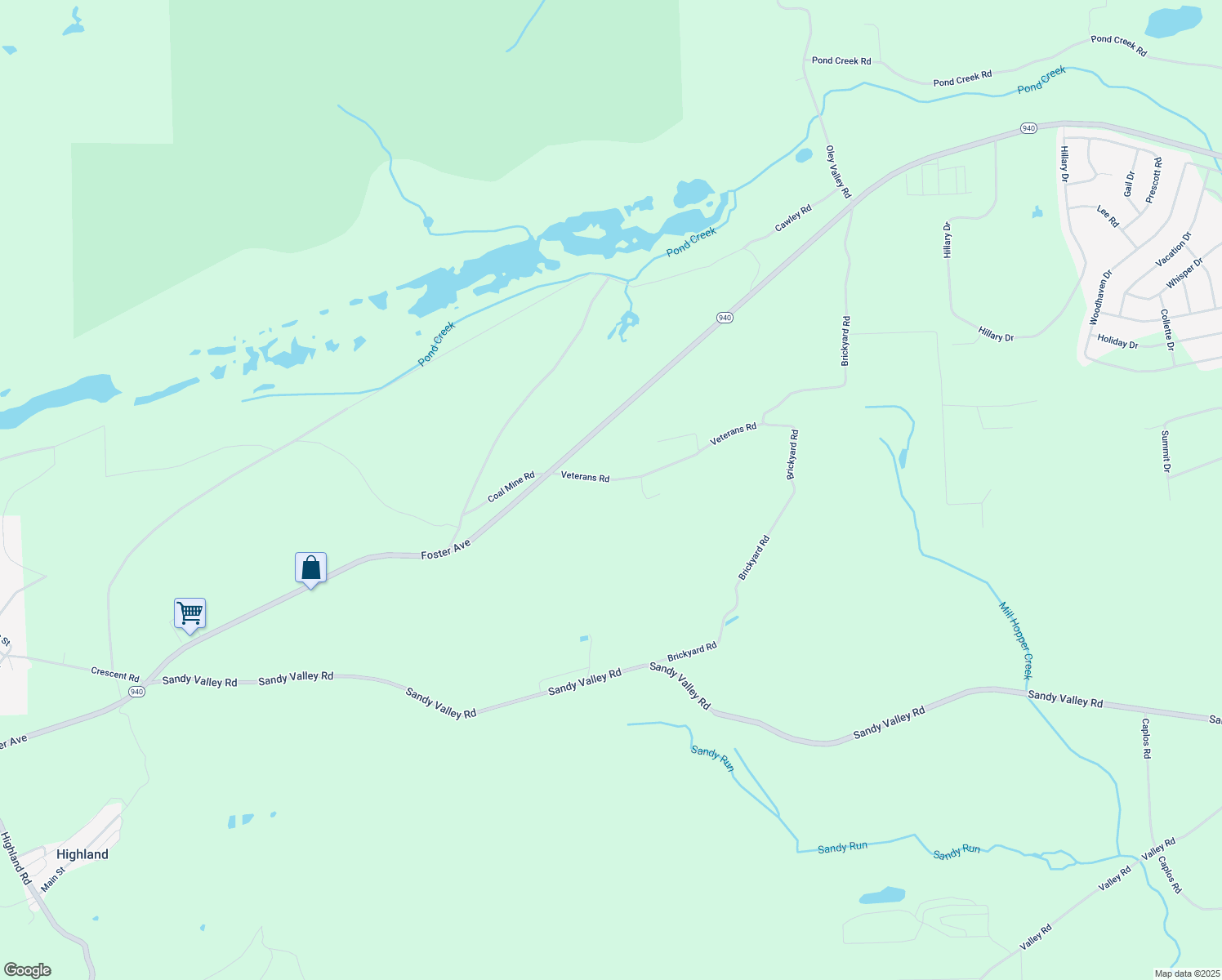 map of restaurants, bars, coffee shops, grocery stores, and more near 33 Veterans Road in Freeland
