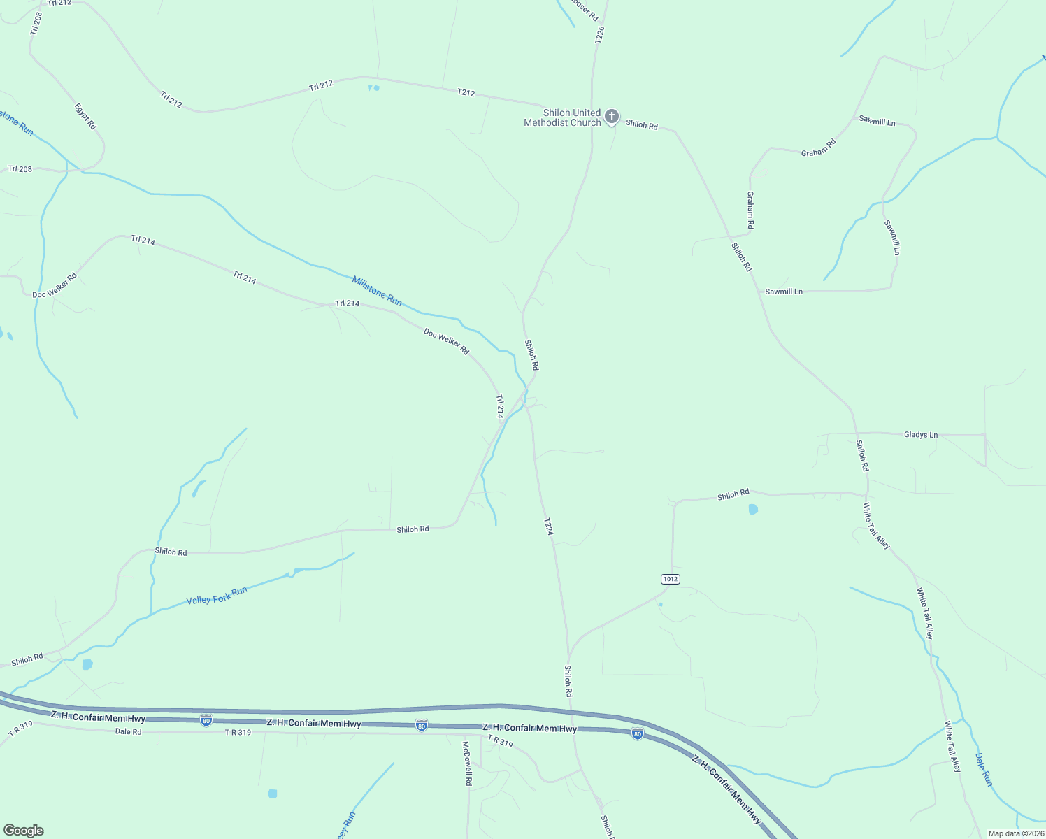 map of restaurants, bars, coffee shops, grocery stores, and more near 736-792 T224 in Woodland