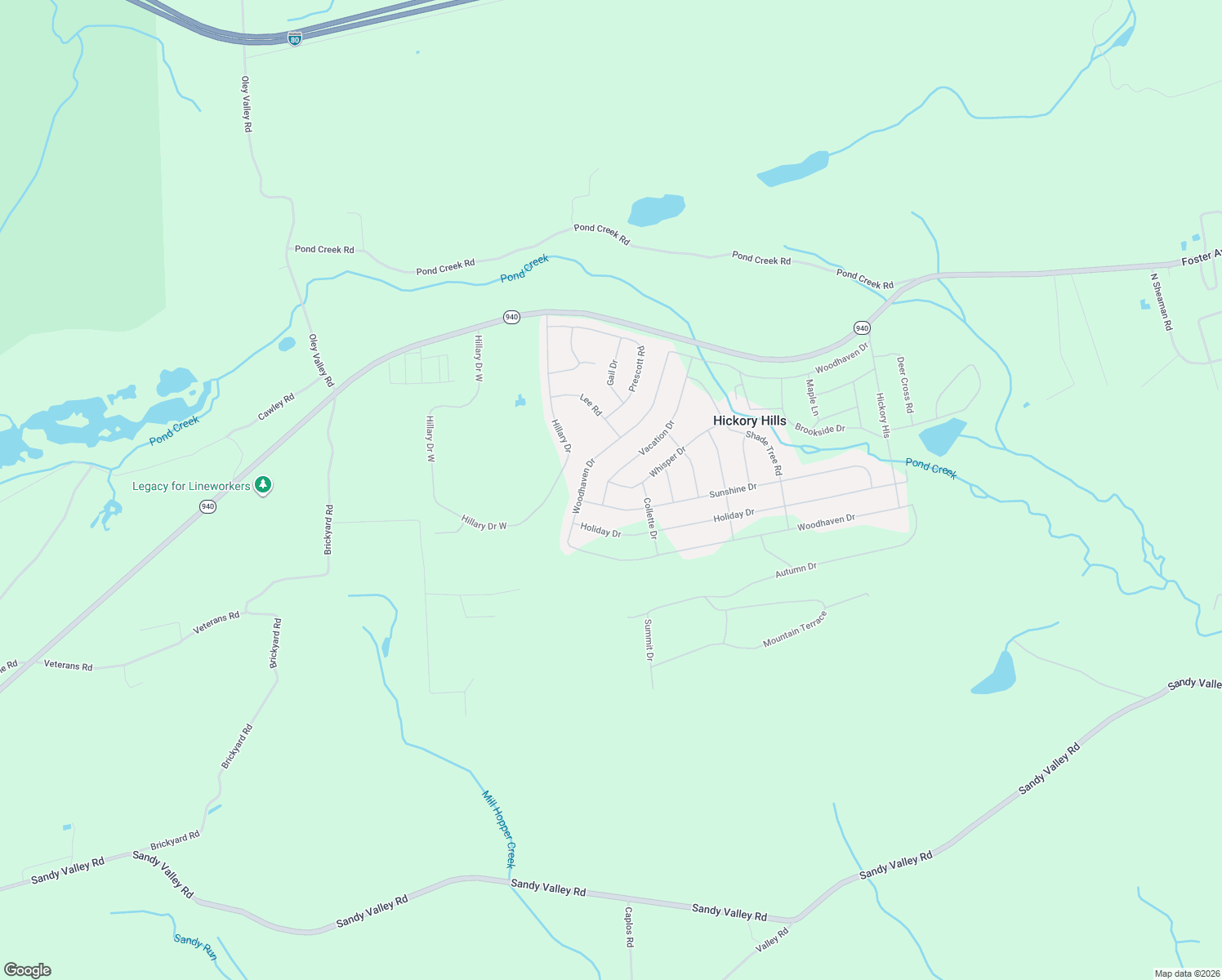 map of restaurants, bars, coffee shops, grocery stores, and more near 15-19 Vacation Drive in White Haven