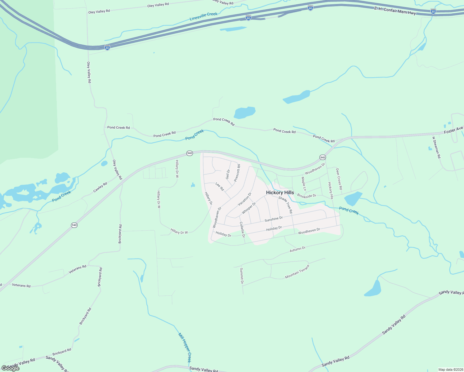 map of restaurants, bars, coffee shops, grocery stores, and more near 8 Gail Drive in White Haven