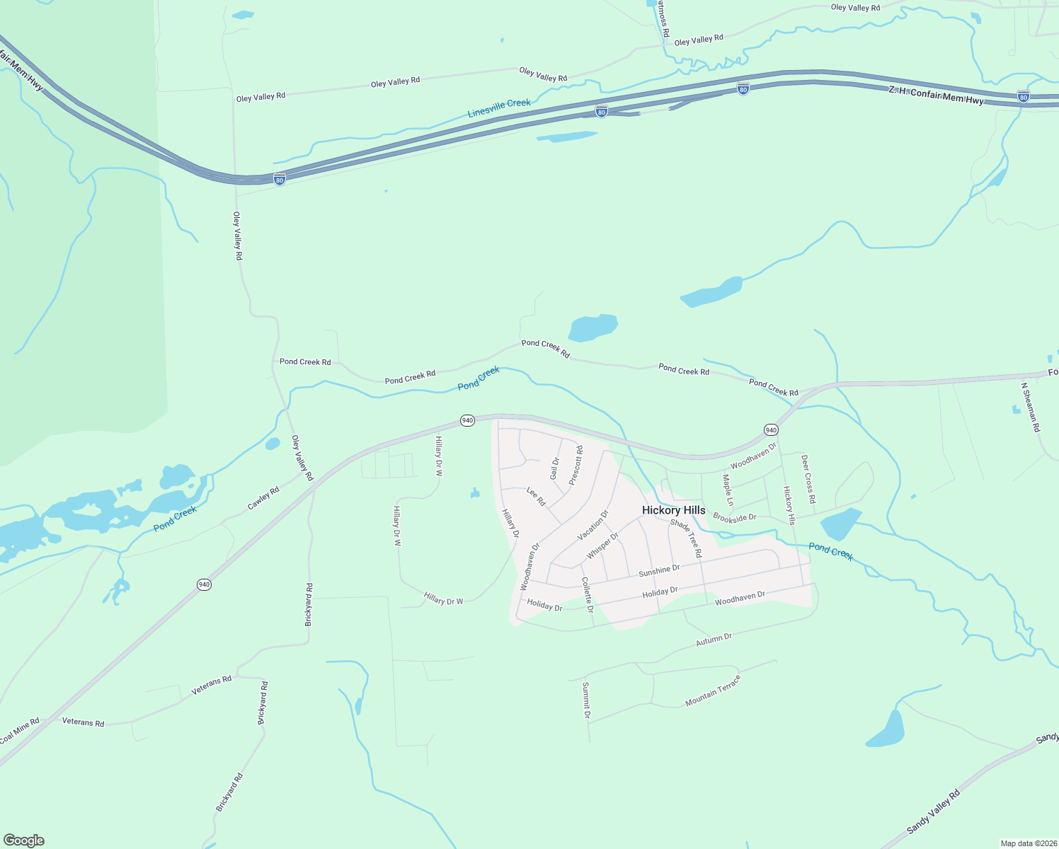 map of restaurants, bars, coffee shops, grocery stores, and more near 738 Foster Ave in White Haven
