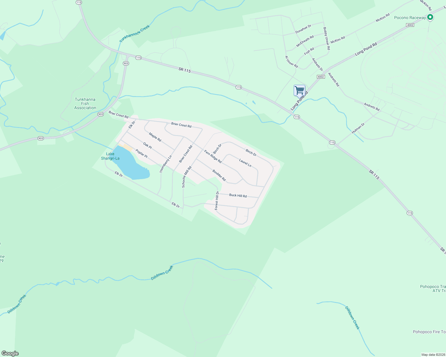 map of restaurants, bars, coffee shops, grocery stores, and more near 9 Winding Ln in Monroe