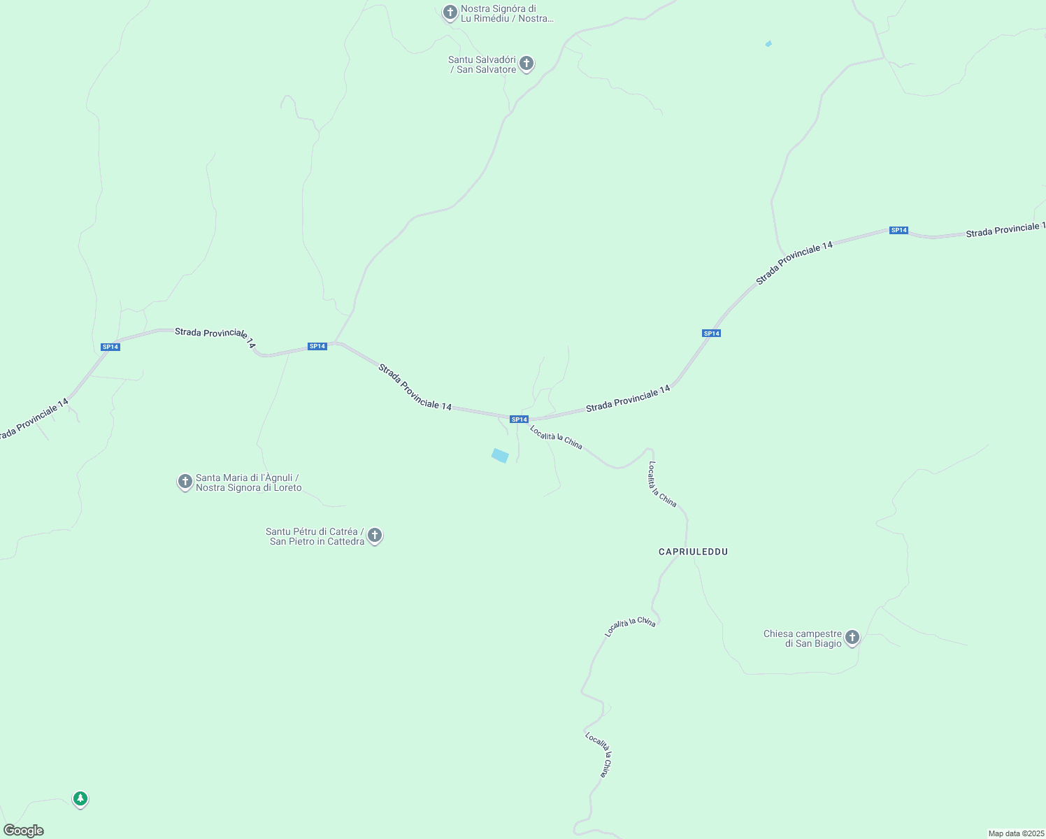 map of restaurants, bars, coffee shops, grocery stores, and more near in Provincia di Sassari