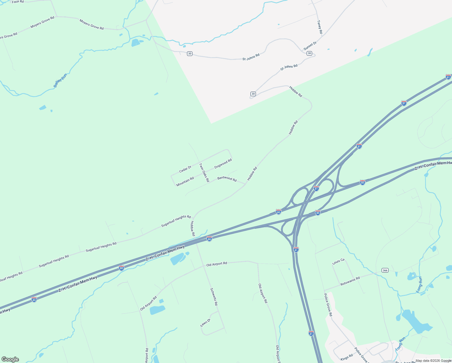 map of restaurants, bars, coffee shops, grocery stores, and more near 26 Bentwood Road in Drums