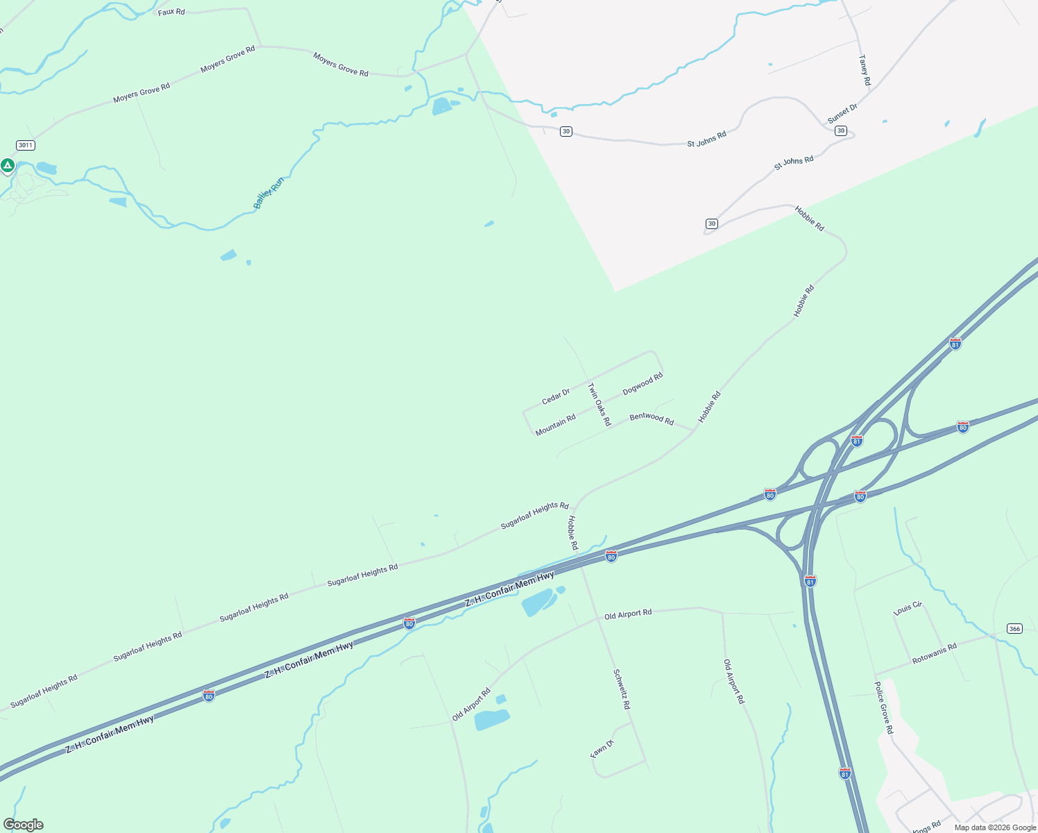 map of restaurants, bars, coffee shops, grocery stores, and more near 260 Mountain Road in Drums