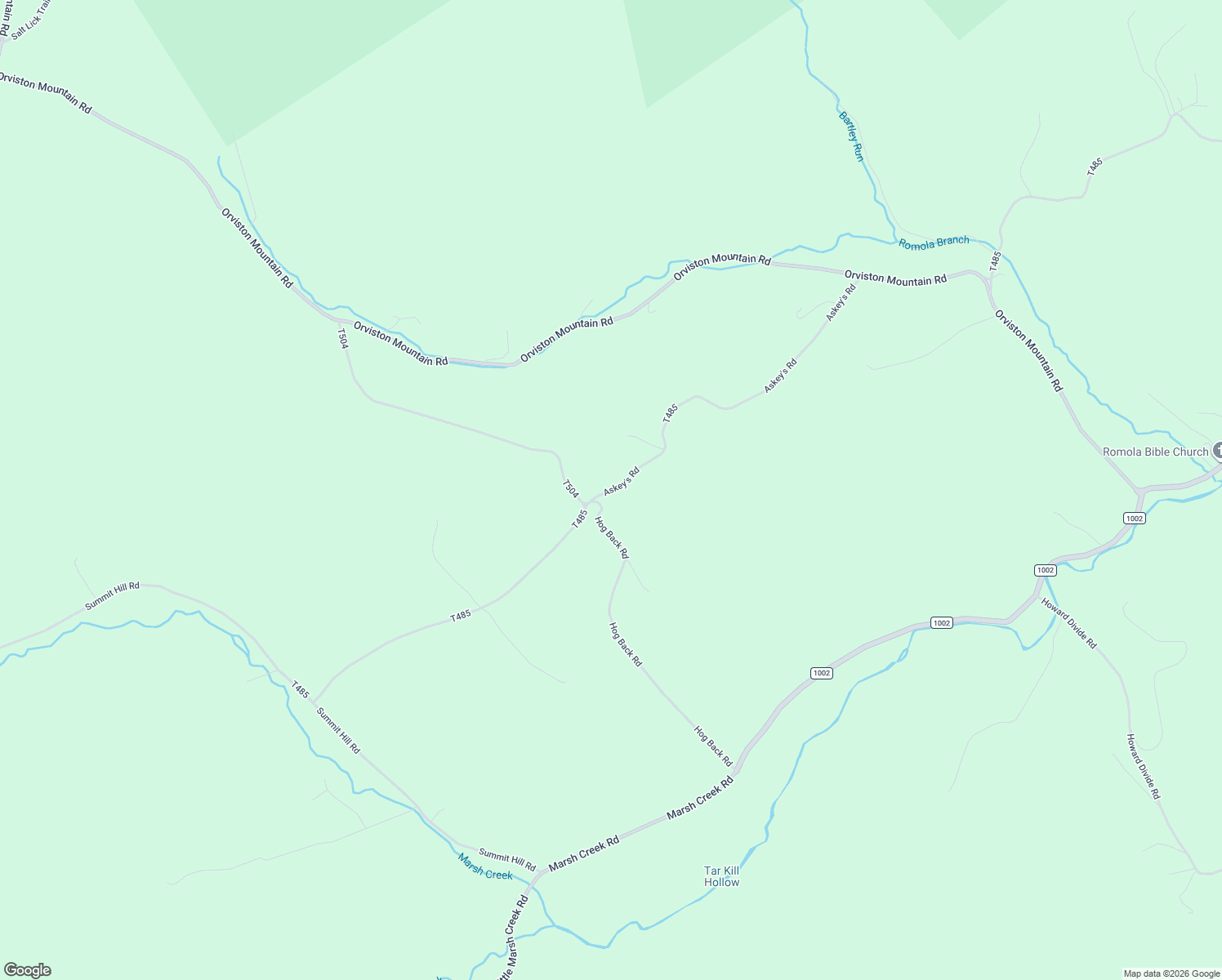 map of restaurants, bars, coffee shops, grocery stores, and more near T485 in Howard