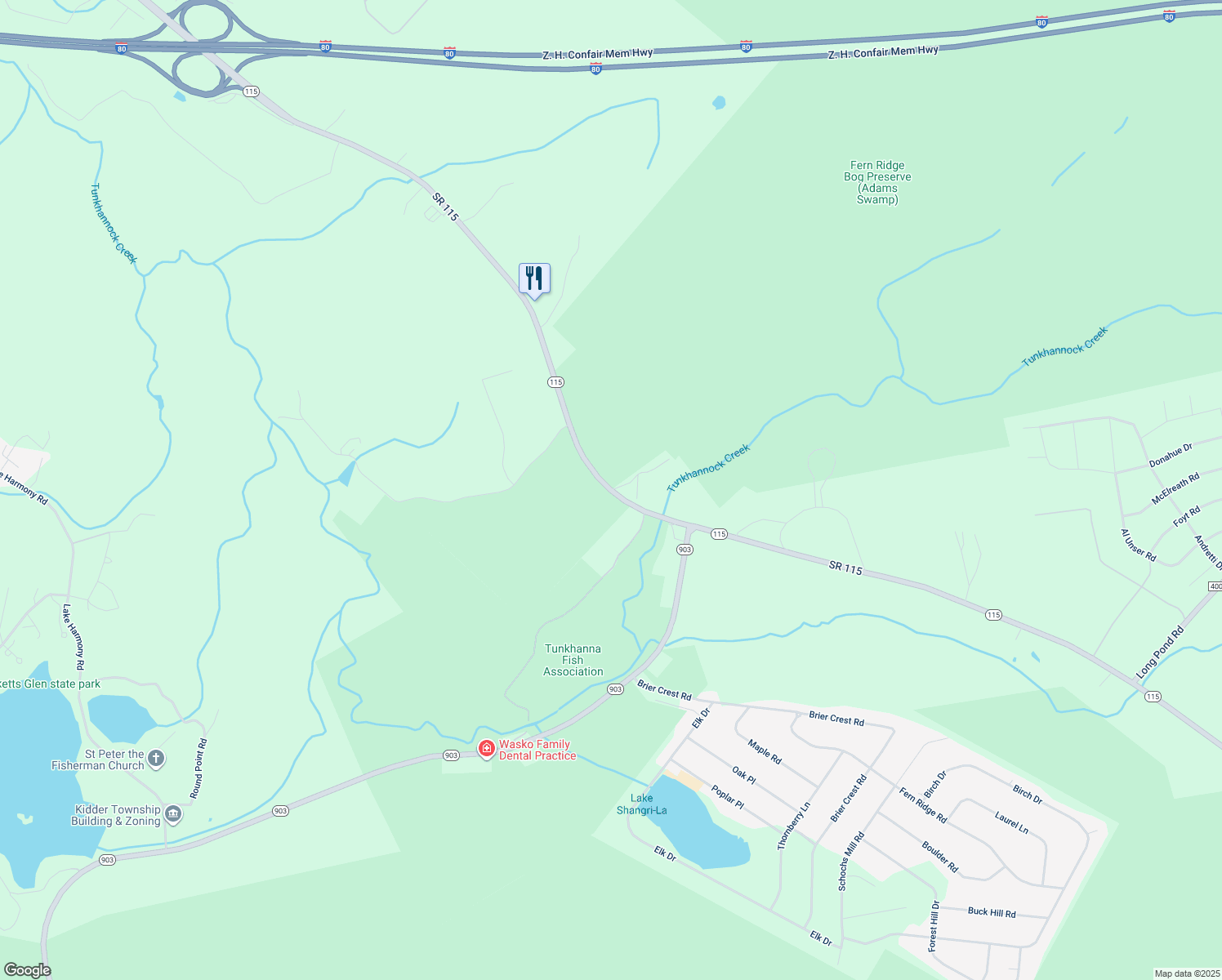 Route 115, Blakeslee PA Walk Score