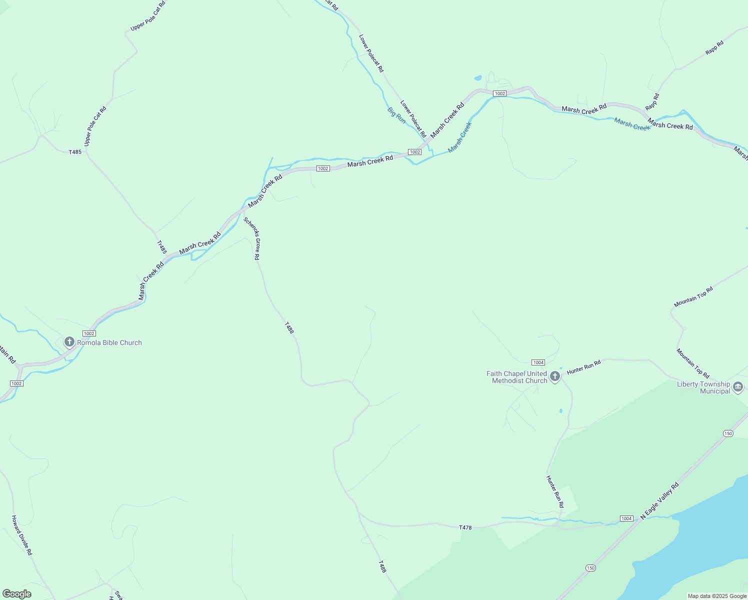 map of restaurants, bars, coffee shops, grocery stores, and more near 251 Weaver Lane in Howard