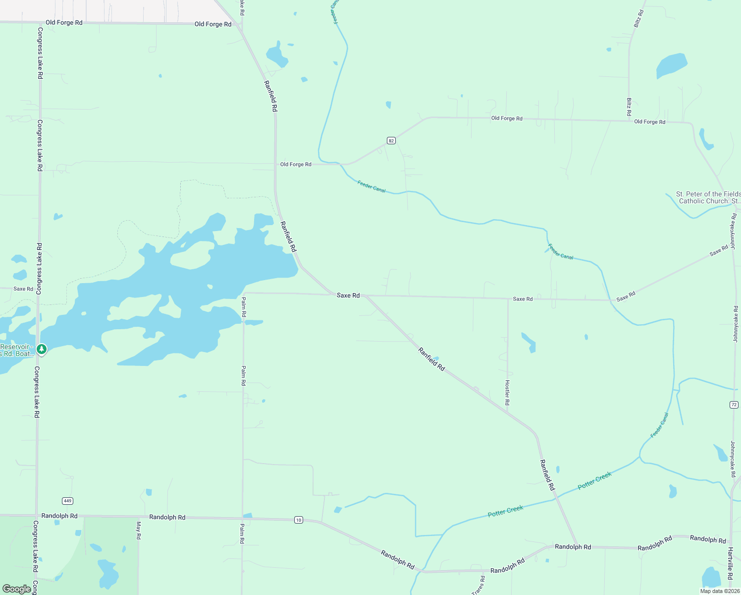 map of restaurants, bars, coffee shops, grocery stores, and more near 2760 Ranfield Road in Mogadore