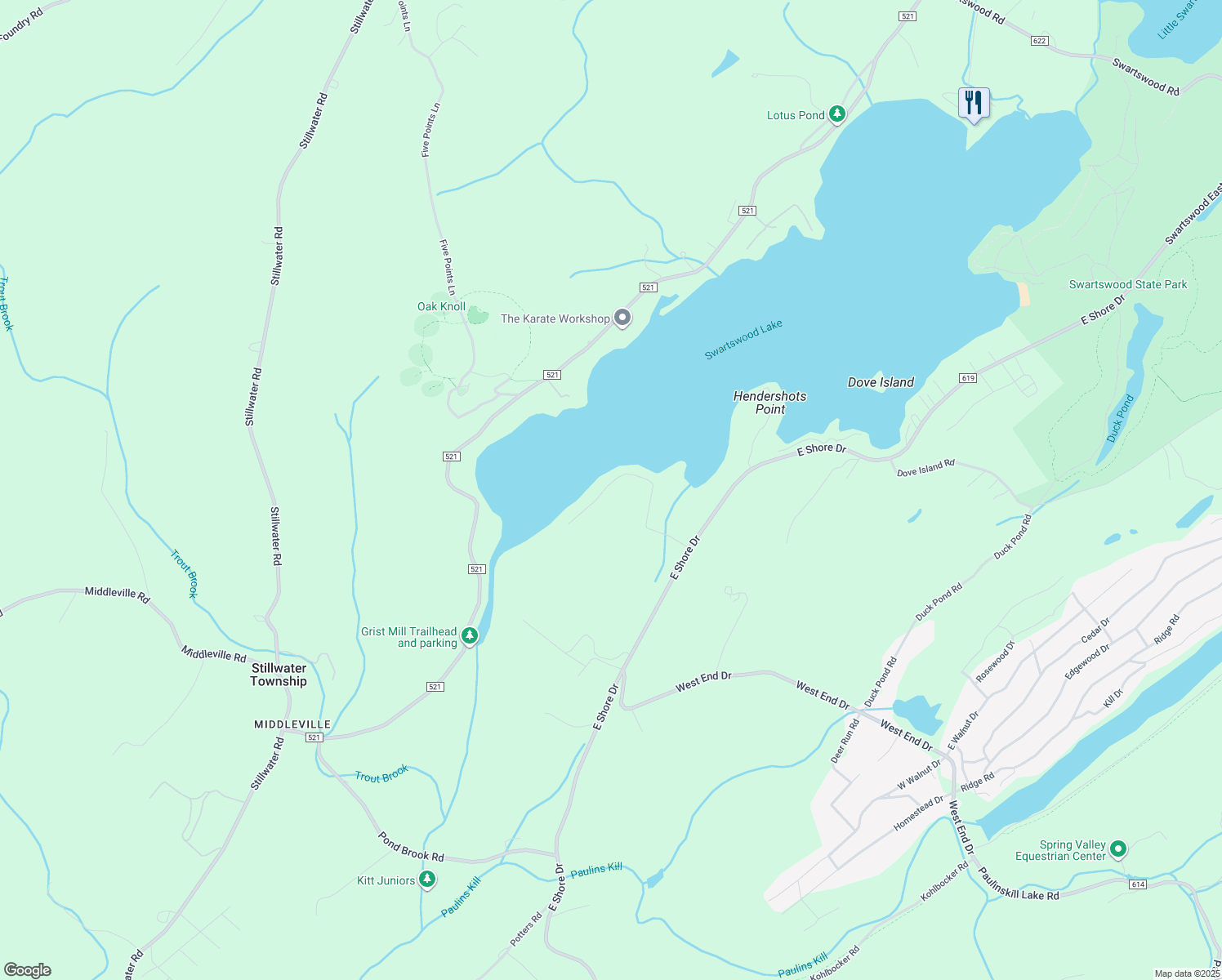 map of restaurants, bars, coffee shops, grocery stores, and more near 939 Emmons Lane in Newton