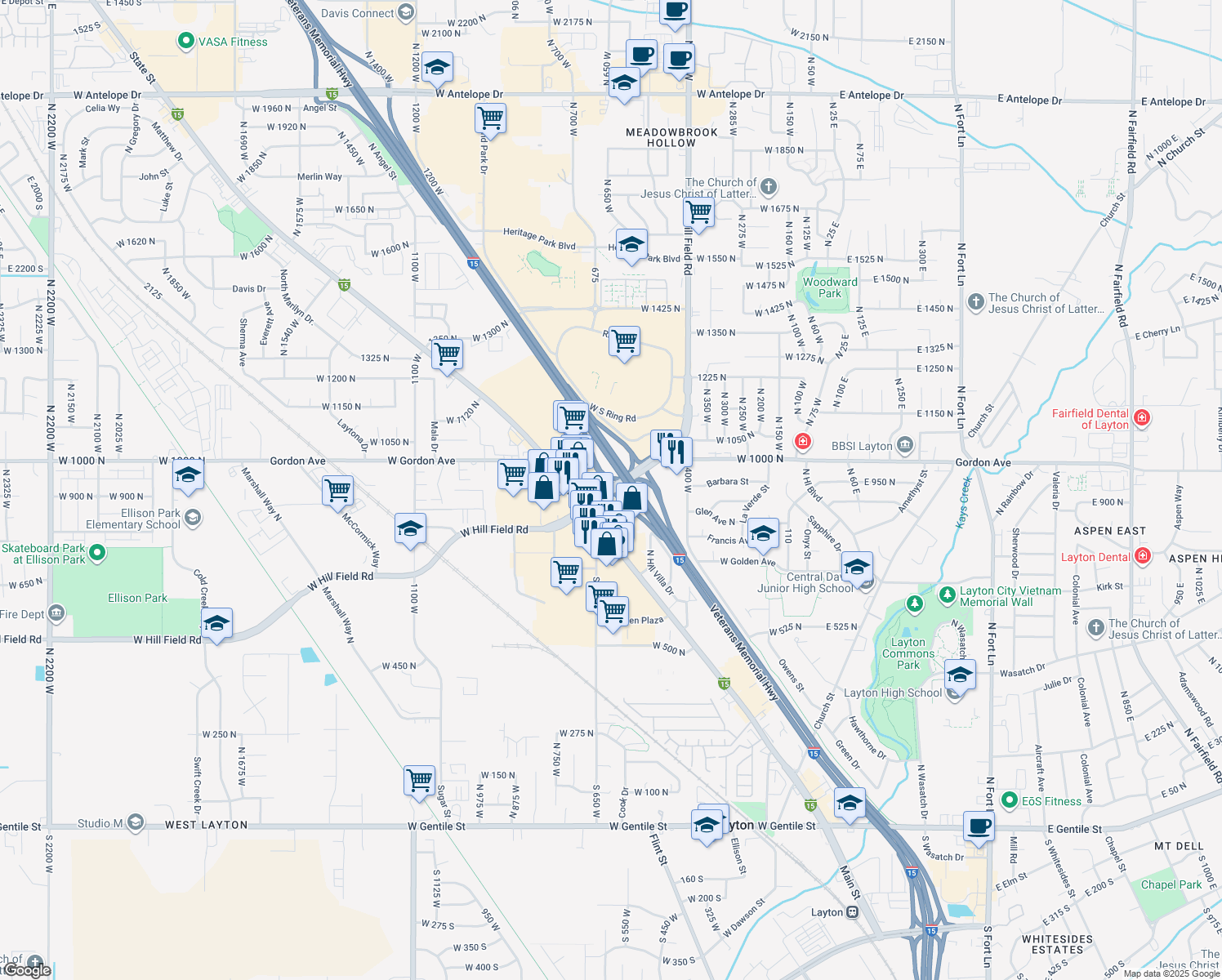 400 West Hill Field Road, Layton UT Walk Score