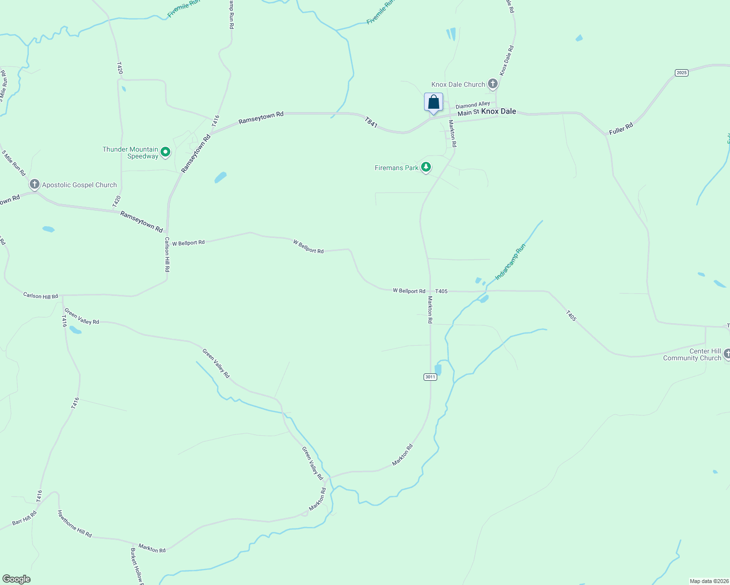 map of restaurants, bars, coffee shops, grocery stores, and more near West Bellport Road in Jefferson County