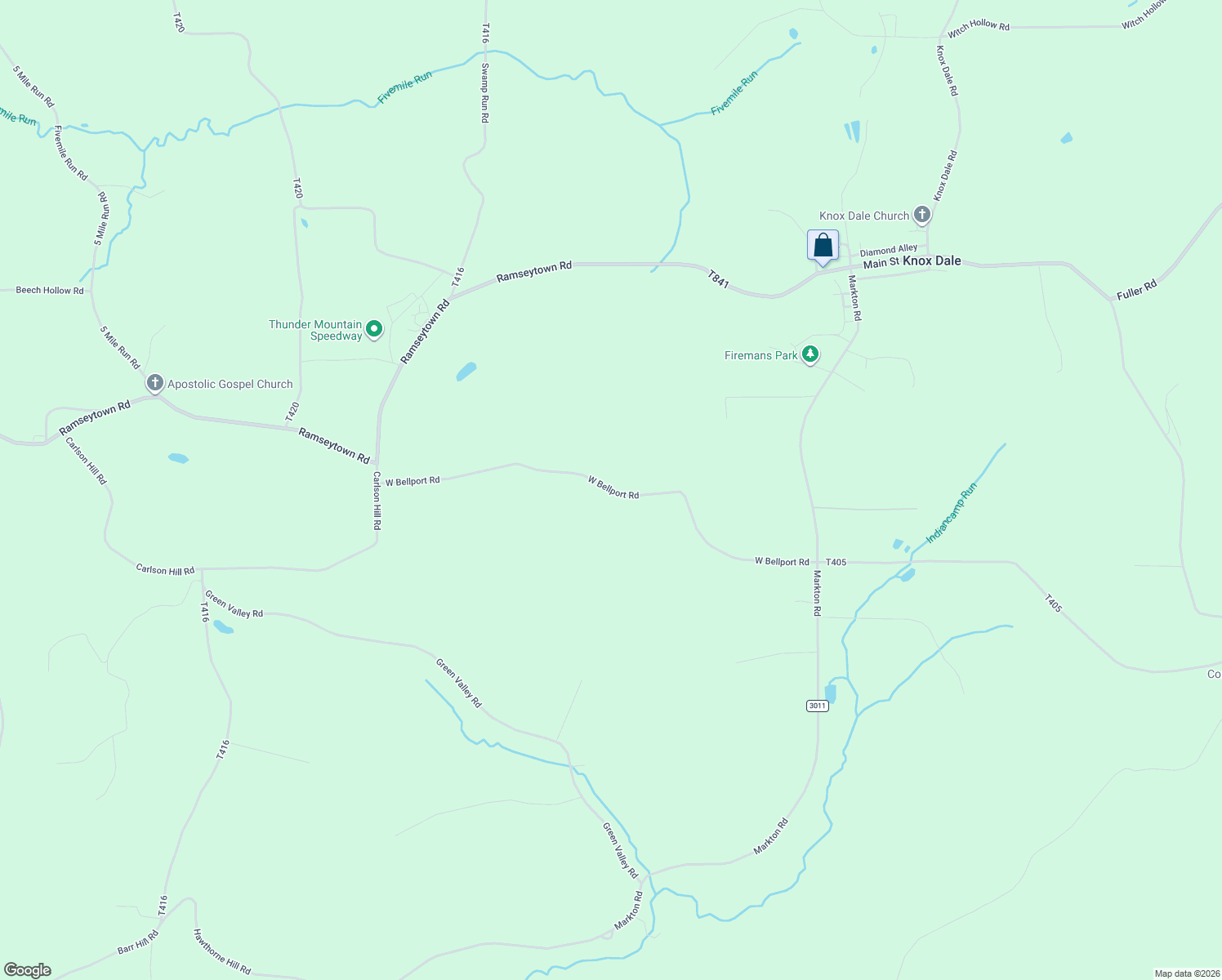 map of restaurants, bars, coffee shops, grocery stores, and more near West Bellport Road in Jefferson County