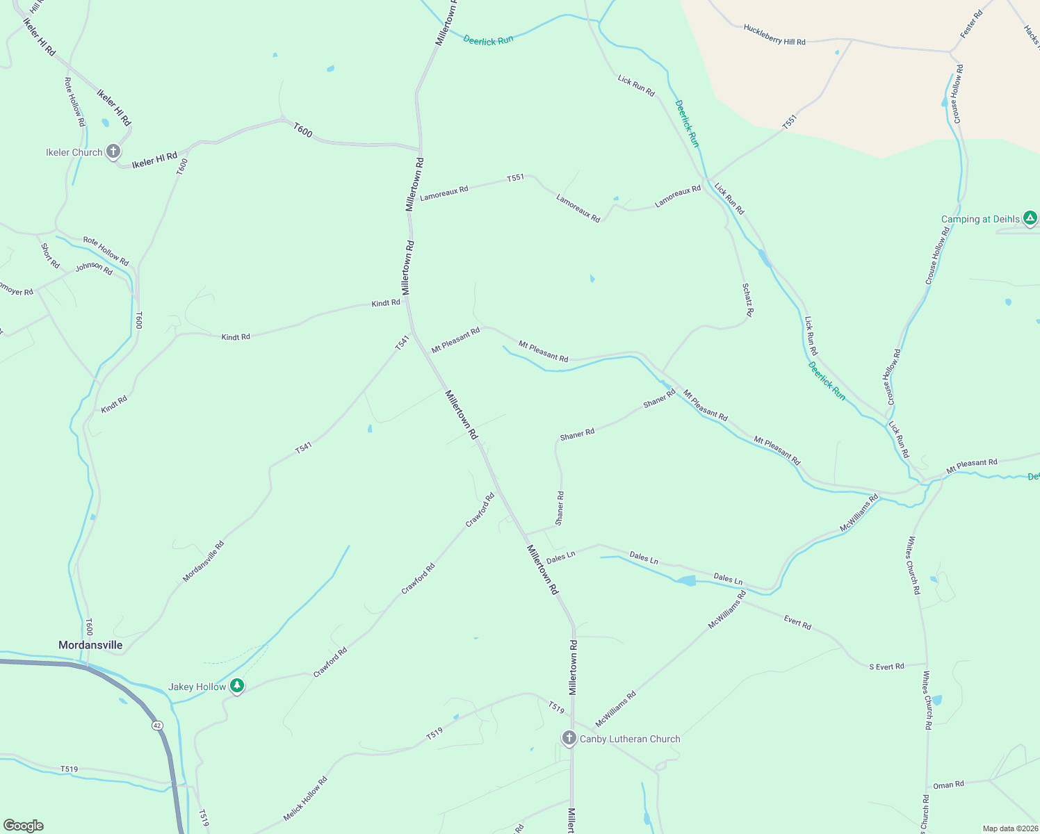map of restaurants, bars, coffee shops, grocery stores, and more near 26 Boyles Dr in Bloomsburg