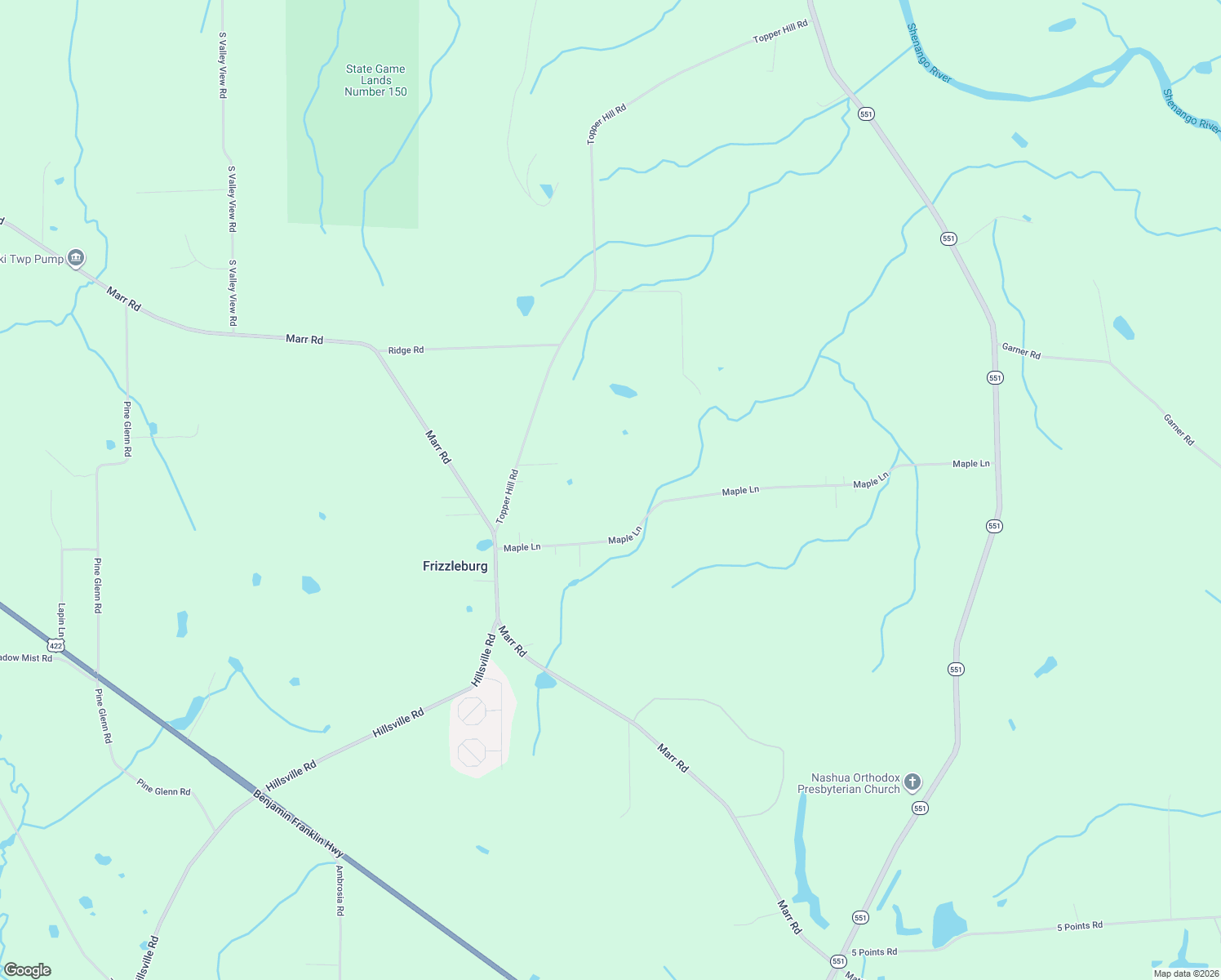 map of restaurants, bars, coffee shops, grocery stores, and more near 477 Maple Lane in Pulaski
