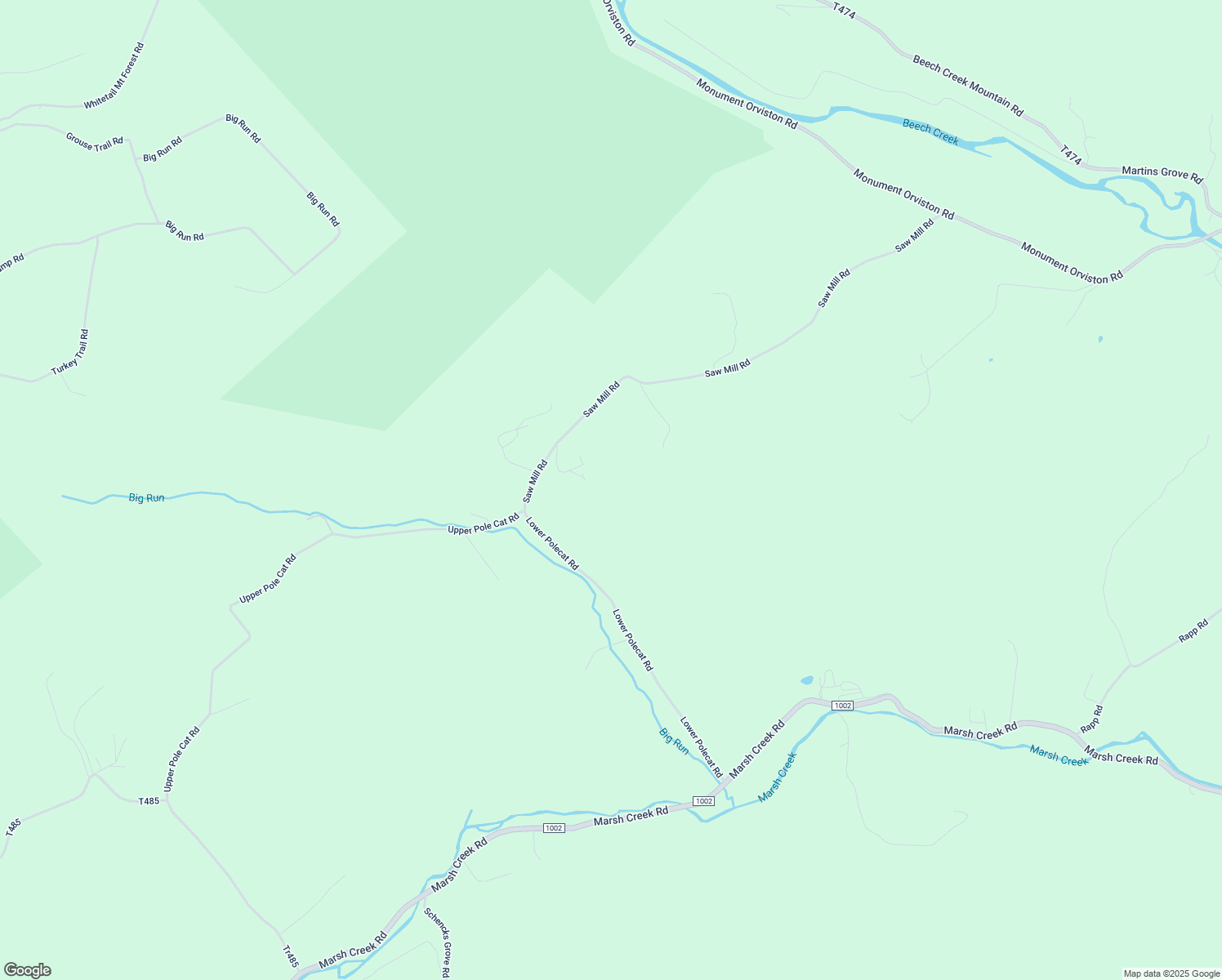 map of restaurants, bars, coffee shops, grocery stores, and more near 251 Merrill Lane in Howard