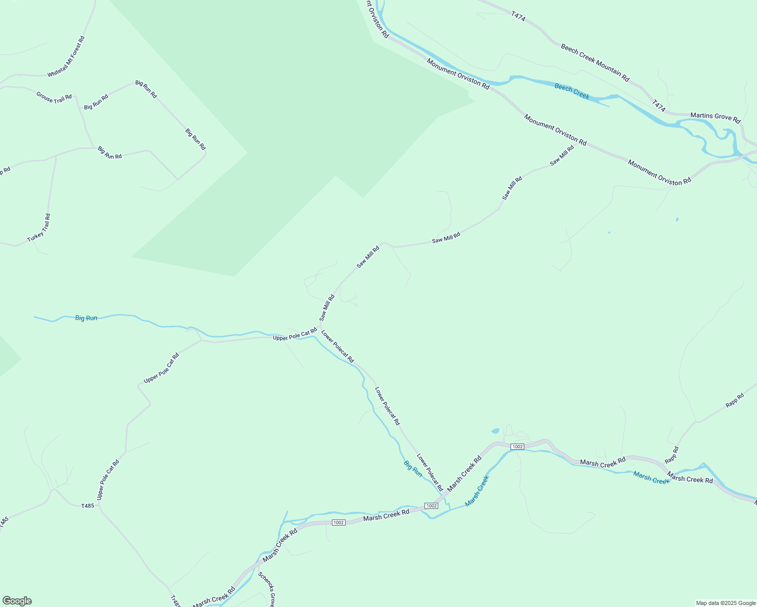 map of restaurants, bars, coffee shops, grocery stores, and more near 251 Merrill Lane in Howard
