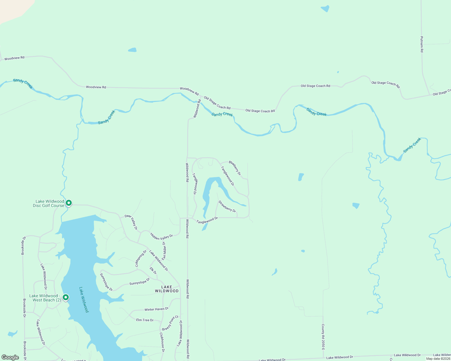 map of restaurants, bars, coffee shops, grocery stores, and more near 1842 Tanglewood Drive in Varna
