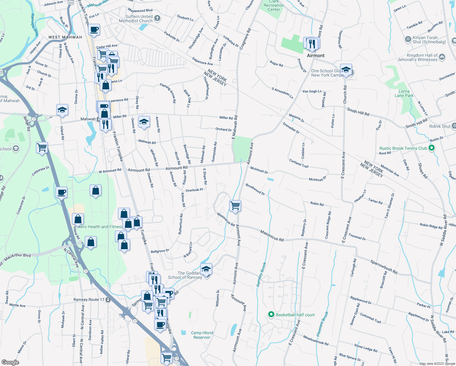 1422 York Street, Mahwah NJ Walk Score