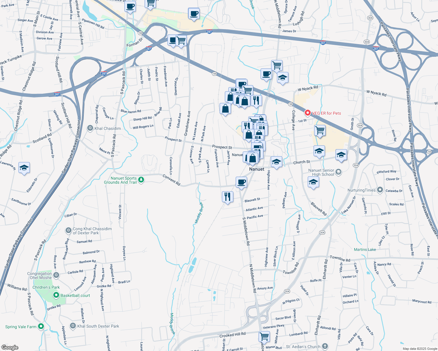 Fairview Avenue North, Nanuet NY Walk Score