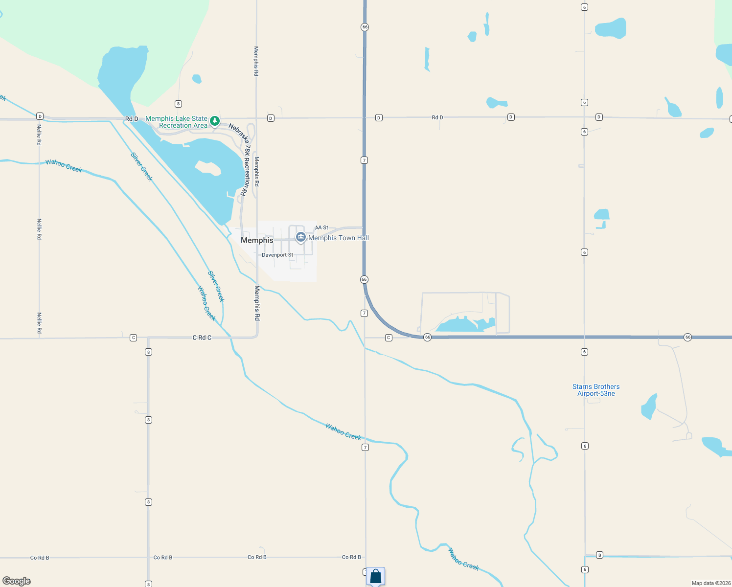map of restaurants, bars, coffee shops, grocery stores, and more near 423 County Road 7 in Ashland