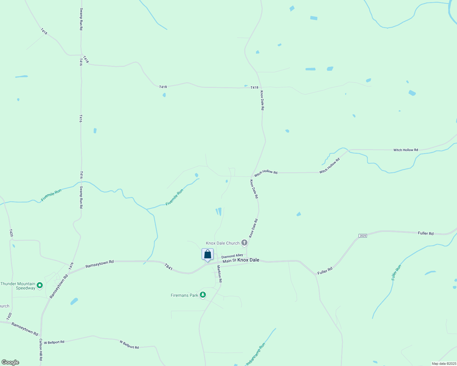 map of restaurants, bars, coffee shops, grocery stores, and more near Kramer Hollow Road in Brookville