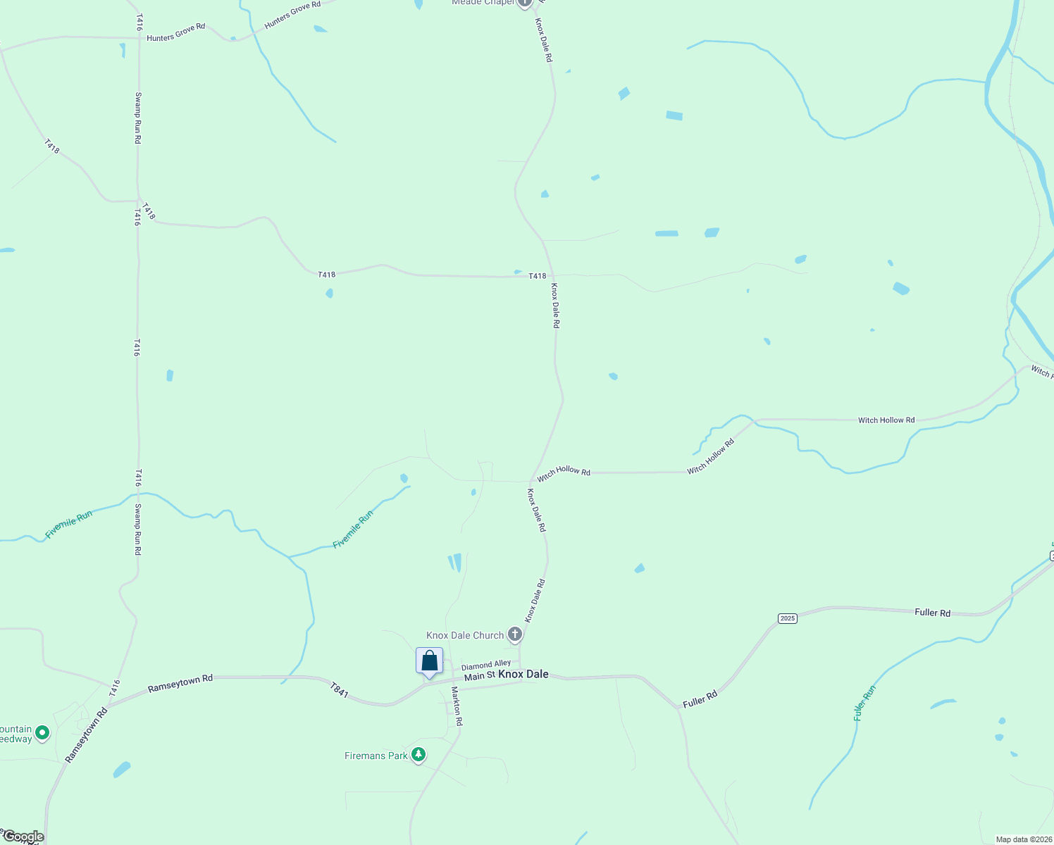 map of restaurants, bars, coffee shops, grocery stores, and more near 8825 Knox Dale Road in Brookville