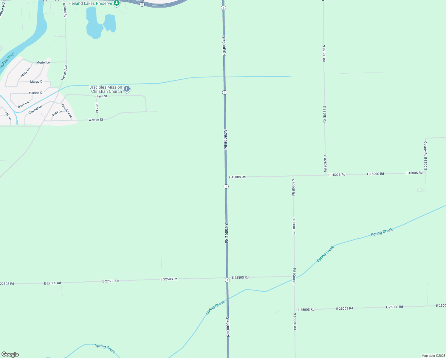 map of restaurants, bars, coffee shops, grocery stores, and more near 1508 Illinois 1 in Saint Anne