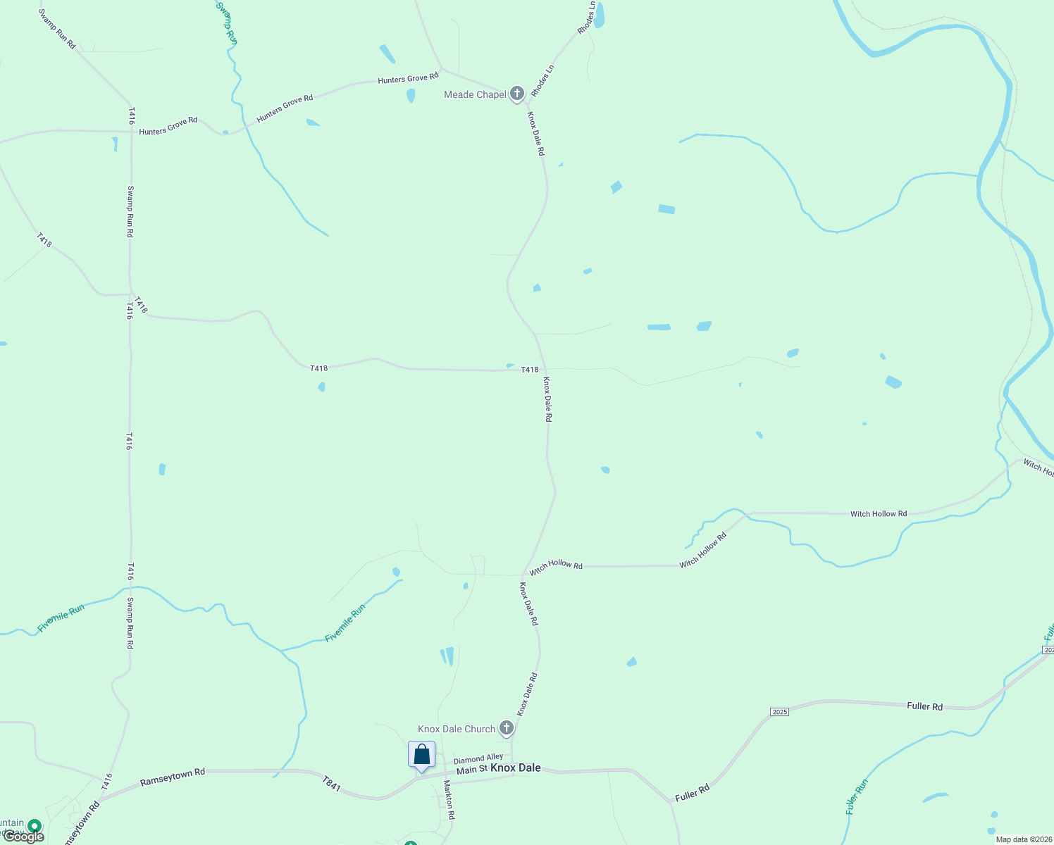 map of restaurants, bars, coffee shops, grocery stores, and more near 9085 Knox Dale Road in Brookville