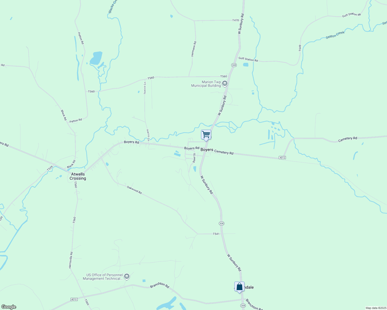 126 Clay Street, Boyers PA Walk Score